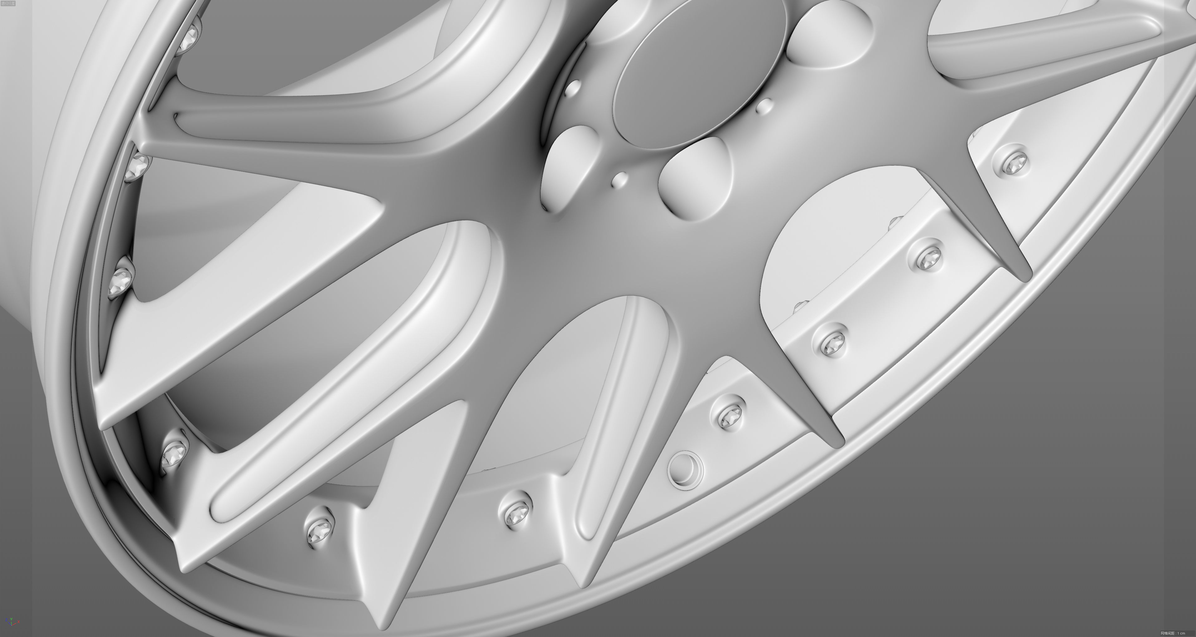 BBS CH-R2 Low-poly 3D model_18