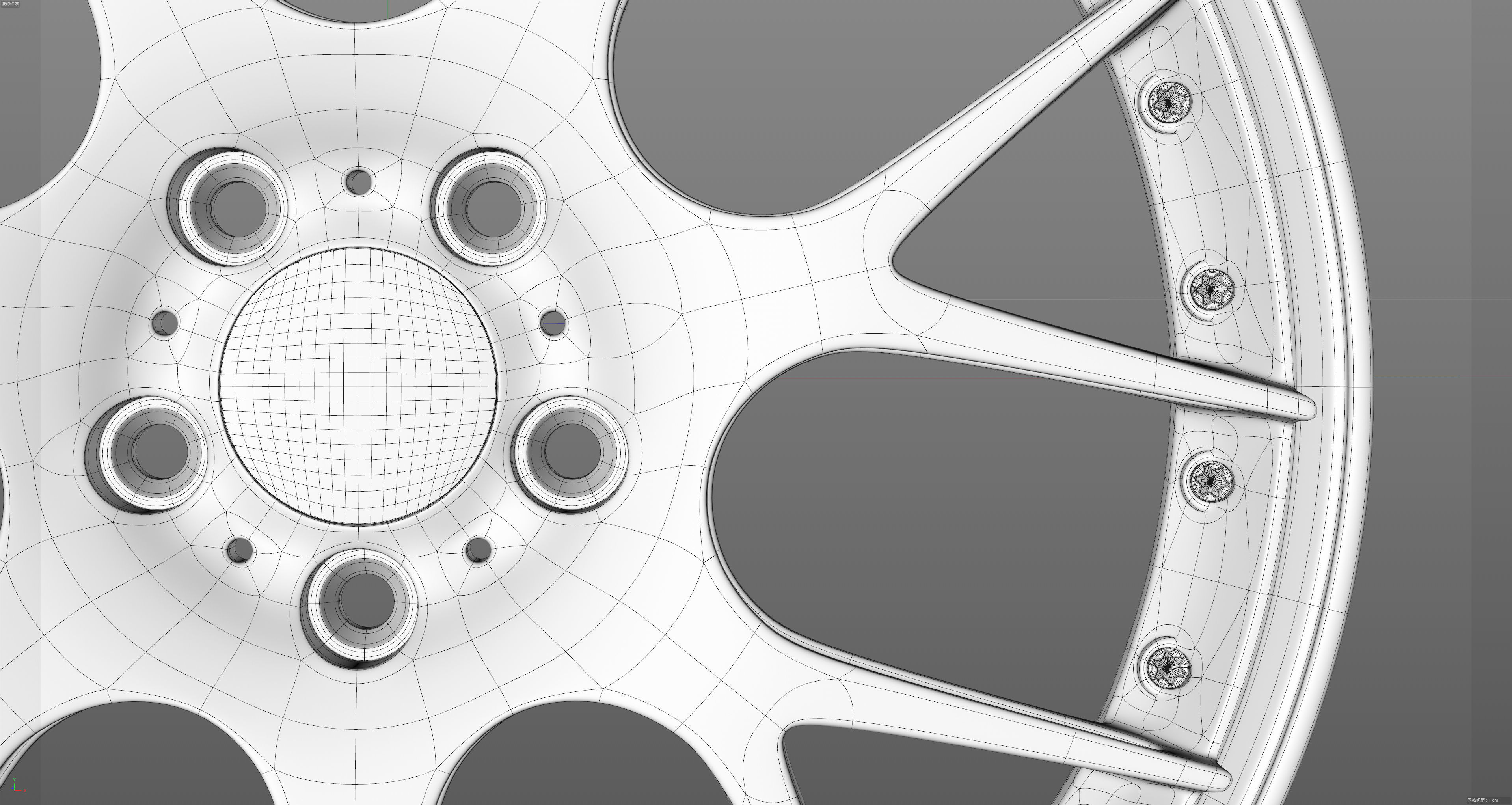 BBS CH-R2 Low-poly 3D model_33