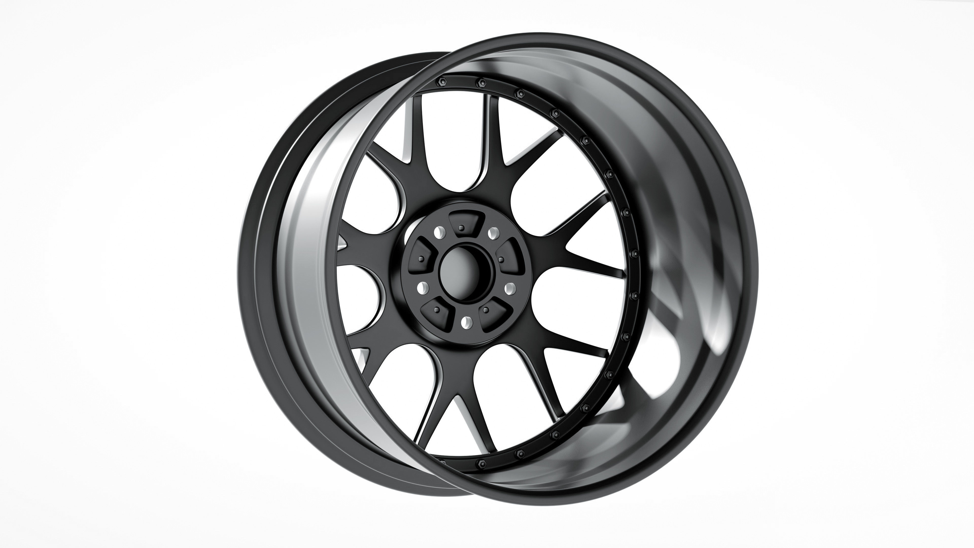 BBS CH-R2 Low-poly 3D model_4