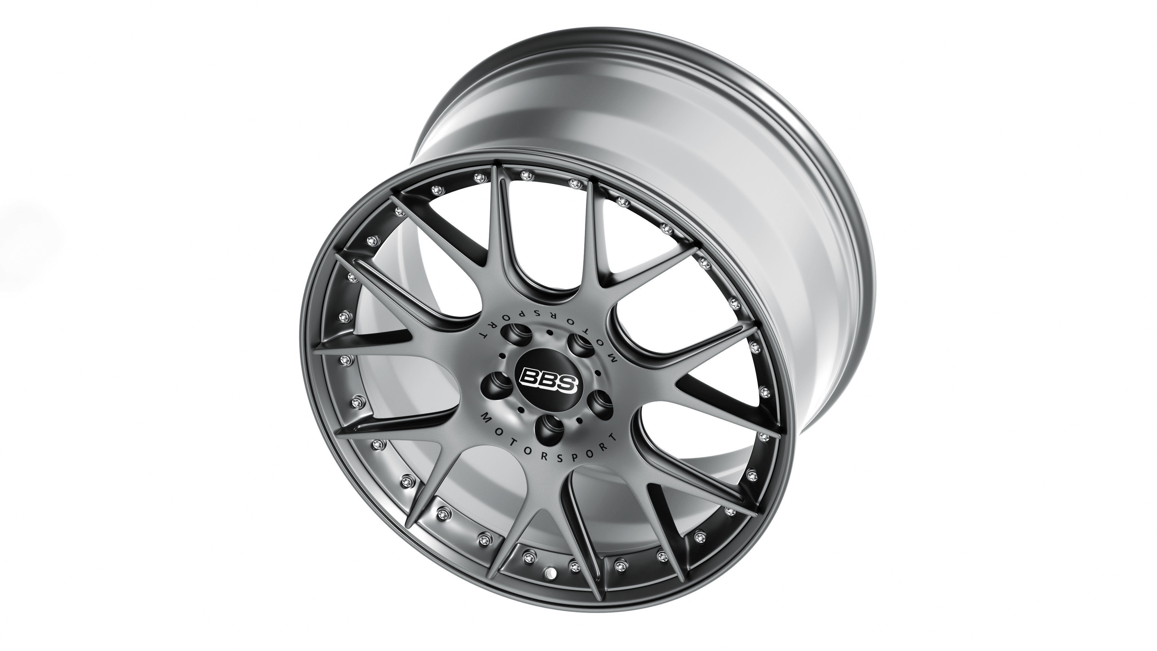 BBS CH-R2 Low-poly 3D model_3