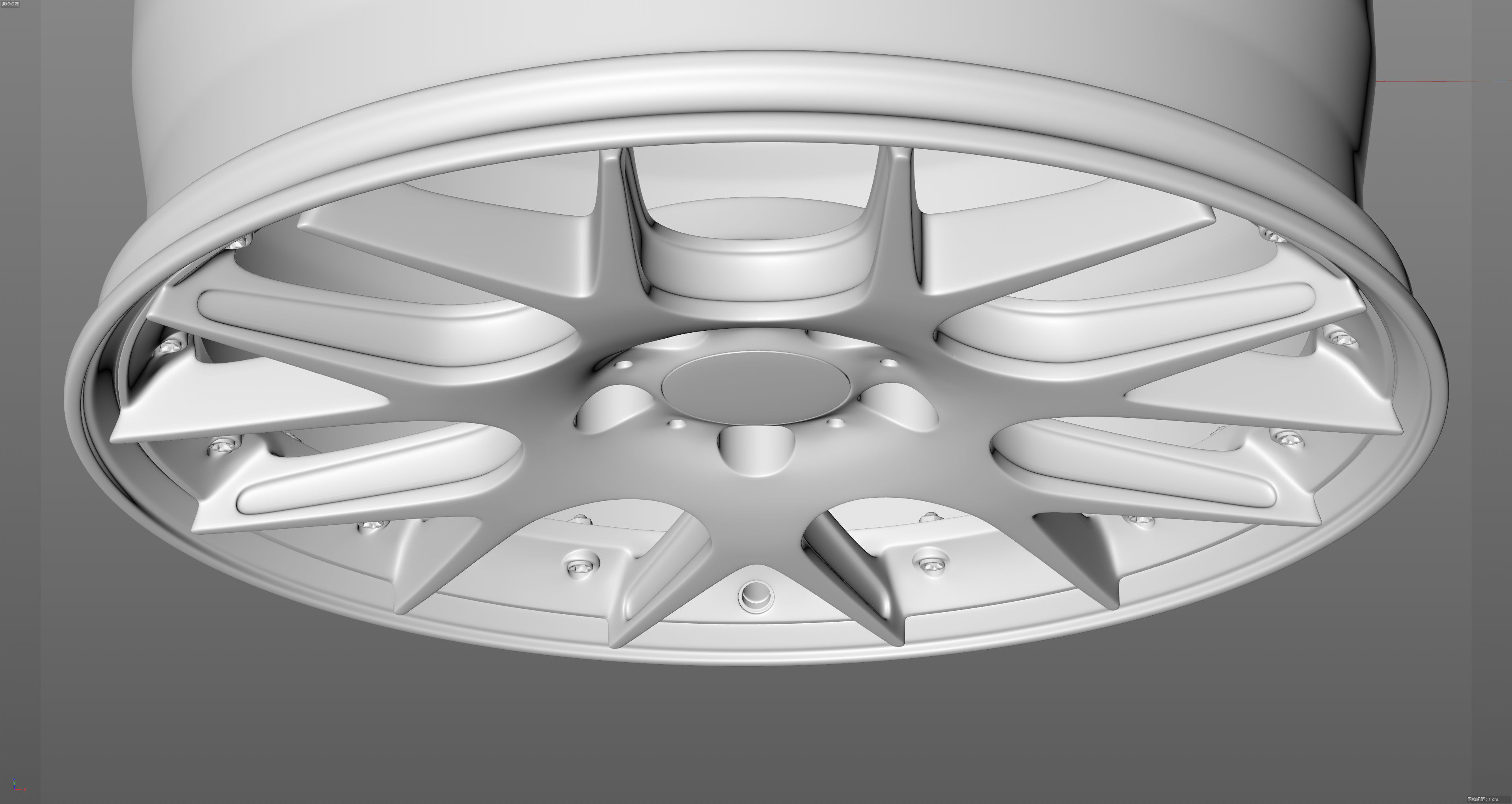 BBS CH-R2 Low-poly 3D model_21