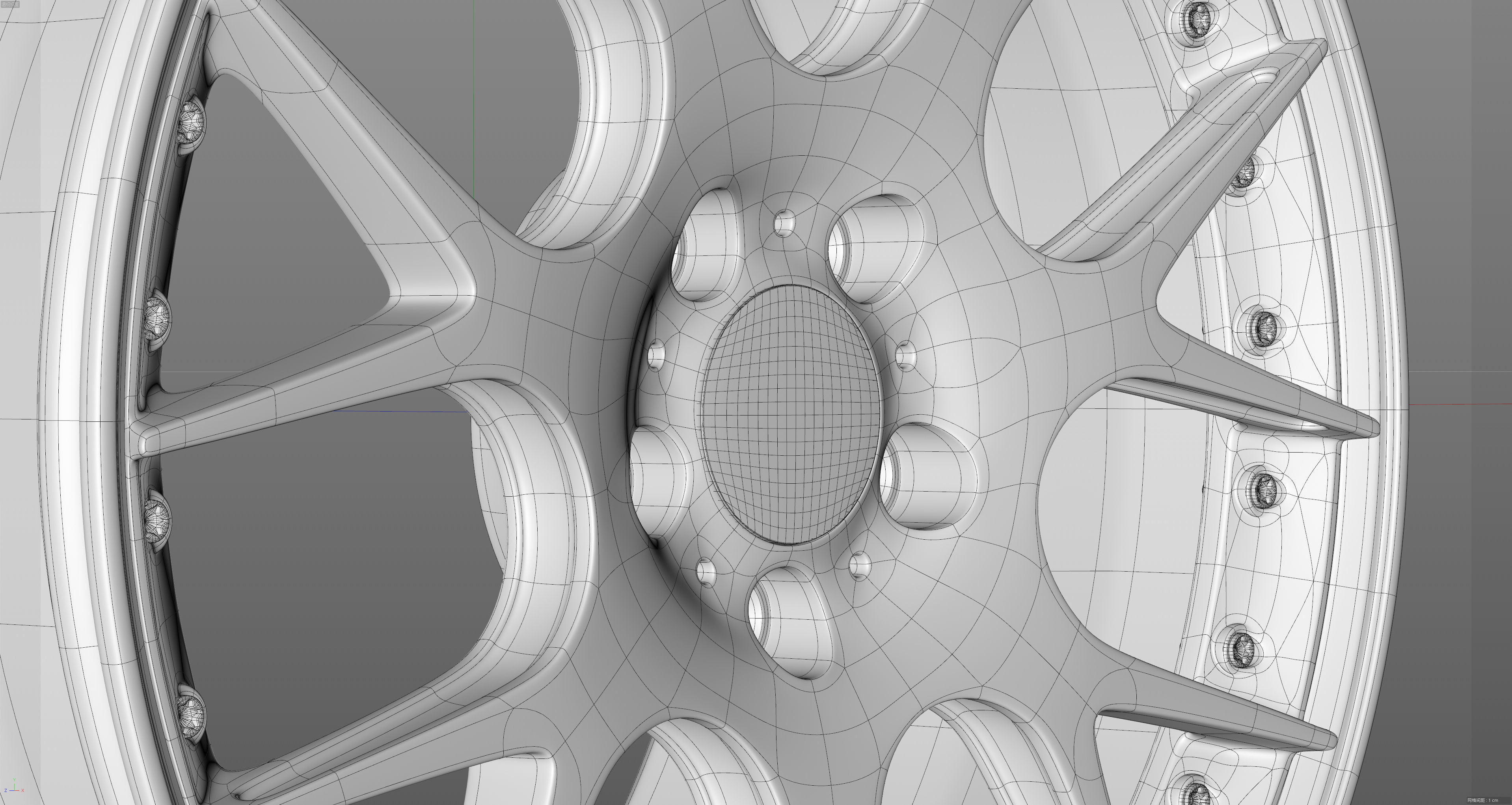 BBS CH-R2 Low-poly 3D model_31