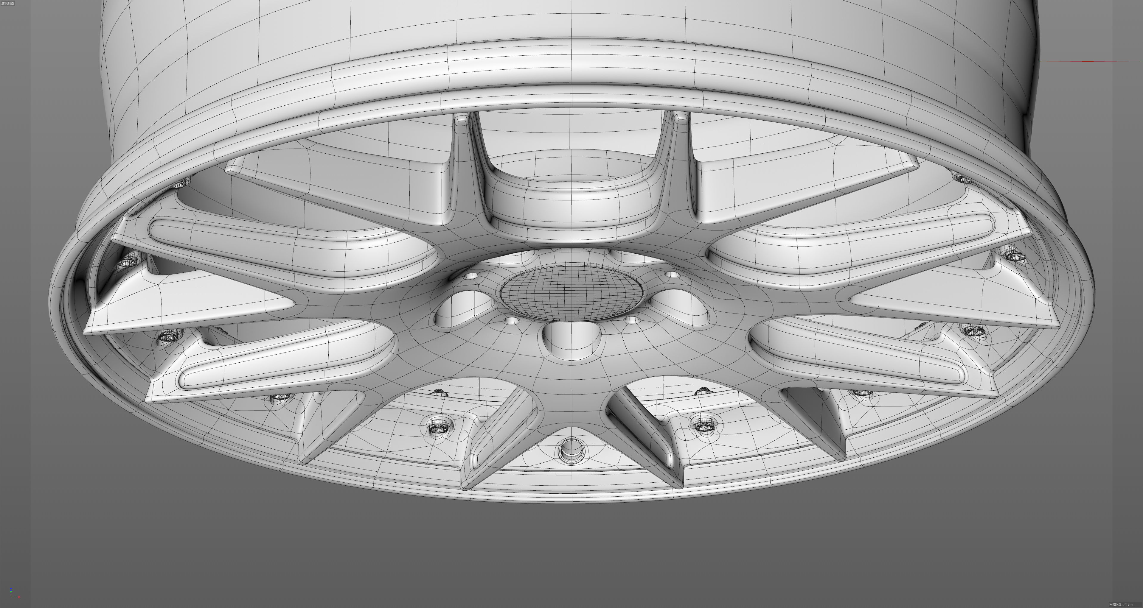 BBS CH-R2 Low-poly 3D model_32