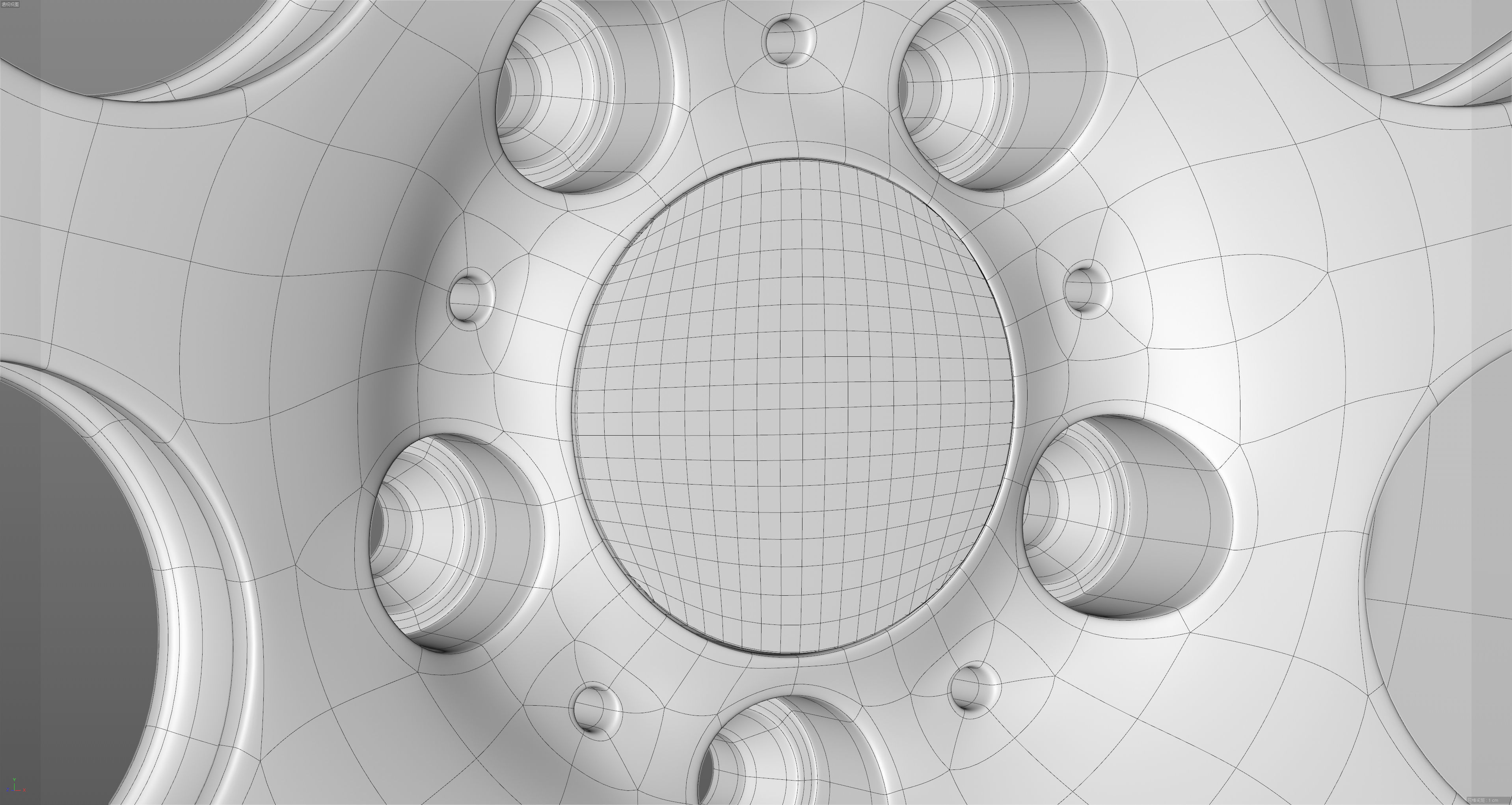 BBS CH-R2 Low-poly 3D model_30