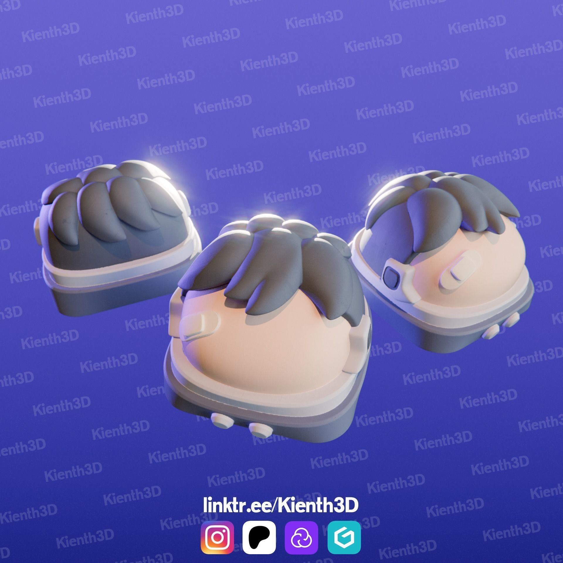 Iso Valorant Keycap 3D print model_4