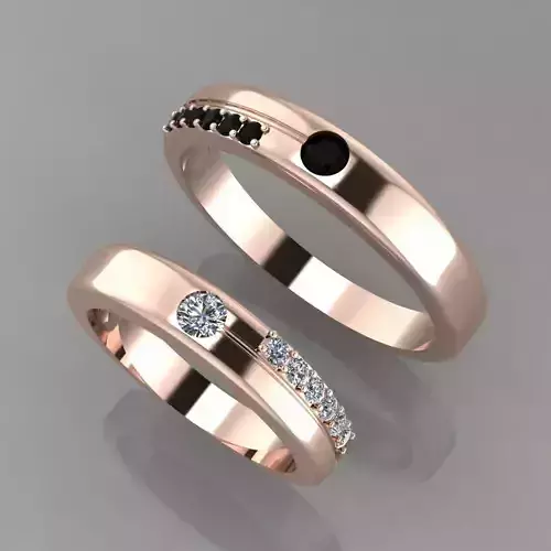  wedding rings ko0044