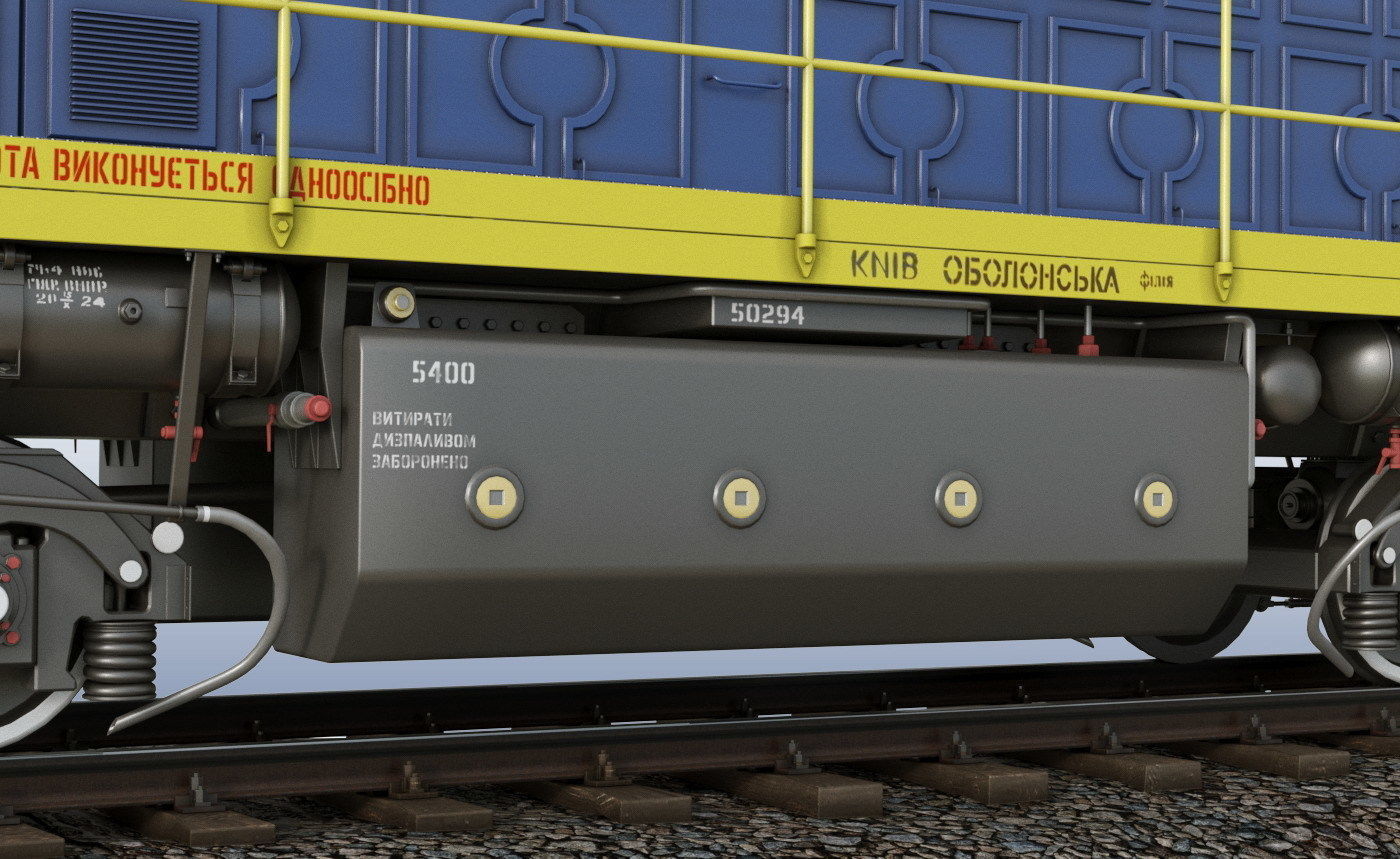 Shunting locomotive TGM-6  3D model_8
