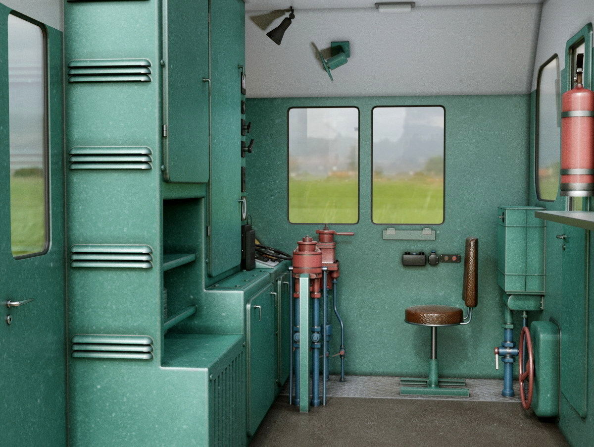 Shunting locomotive TGM-6  3D model_10