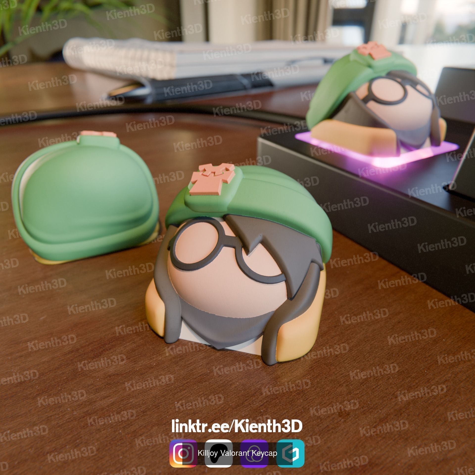 Valorant Keycap Bundle 1 3D Model Collection_5