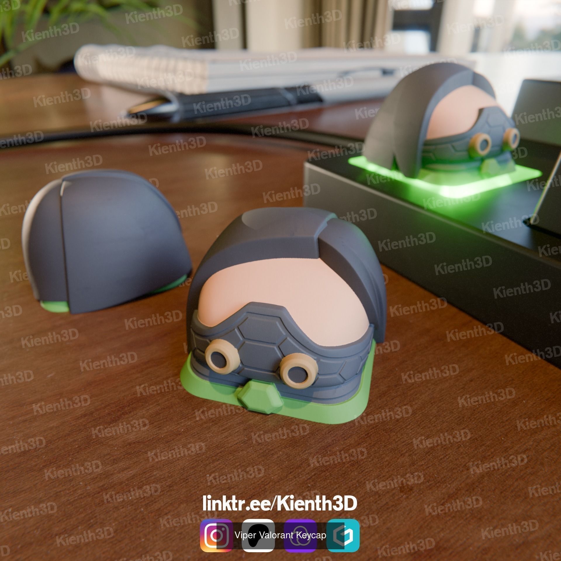 Valorant Keycap Bundle 1 3D Model Collection_7