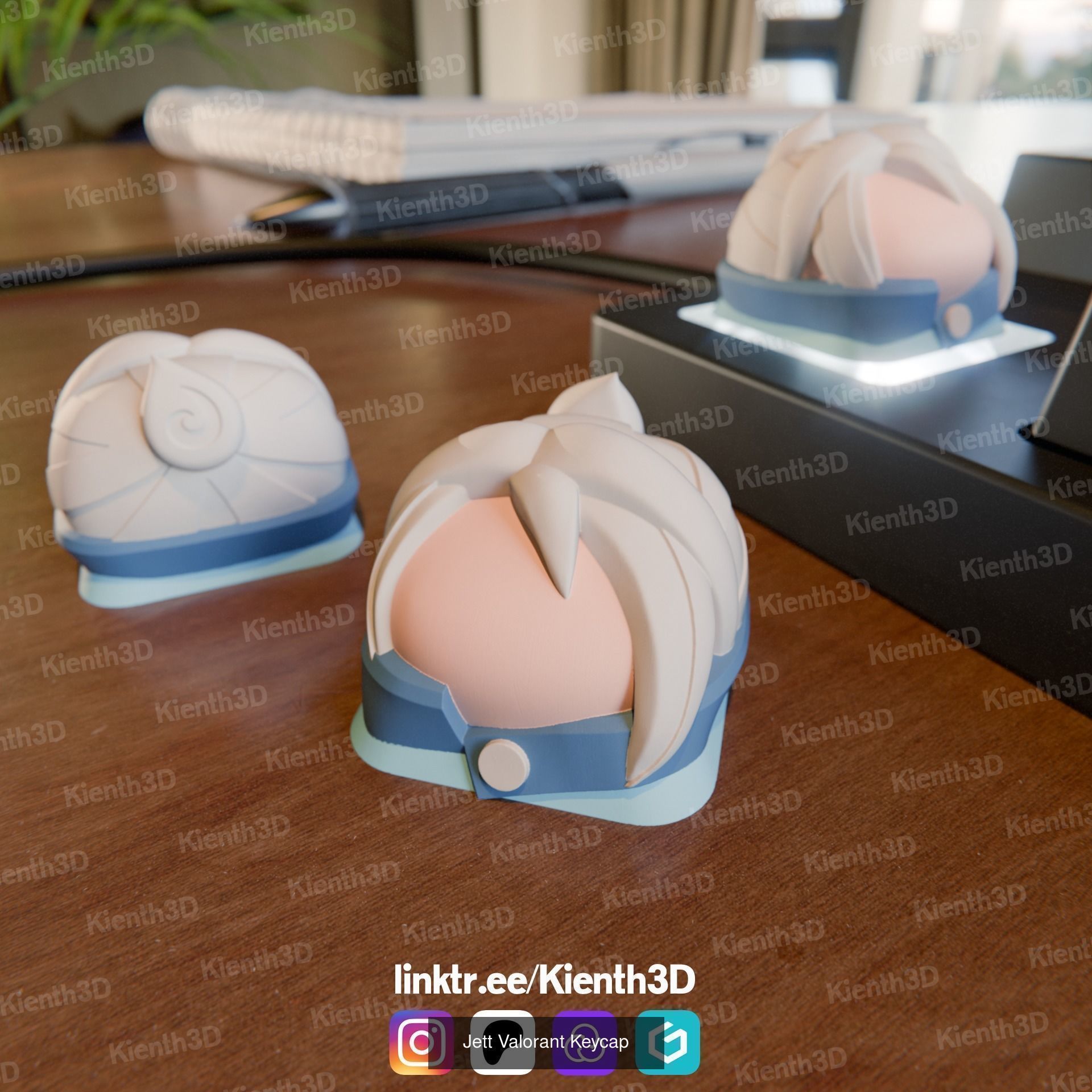Valorant Keycap Bundle 1 3D Model Collection_3