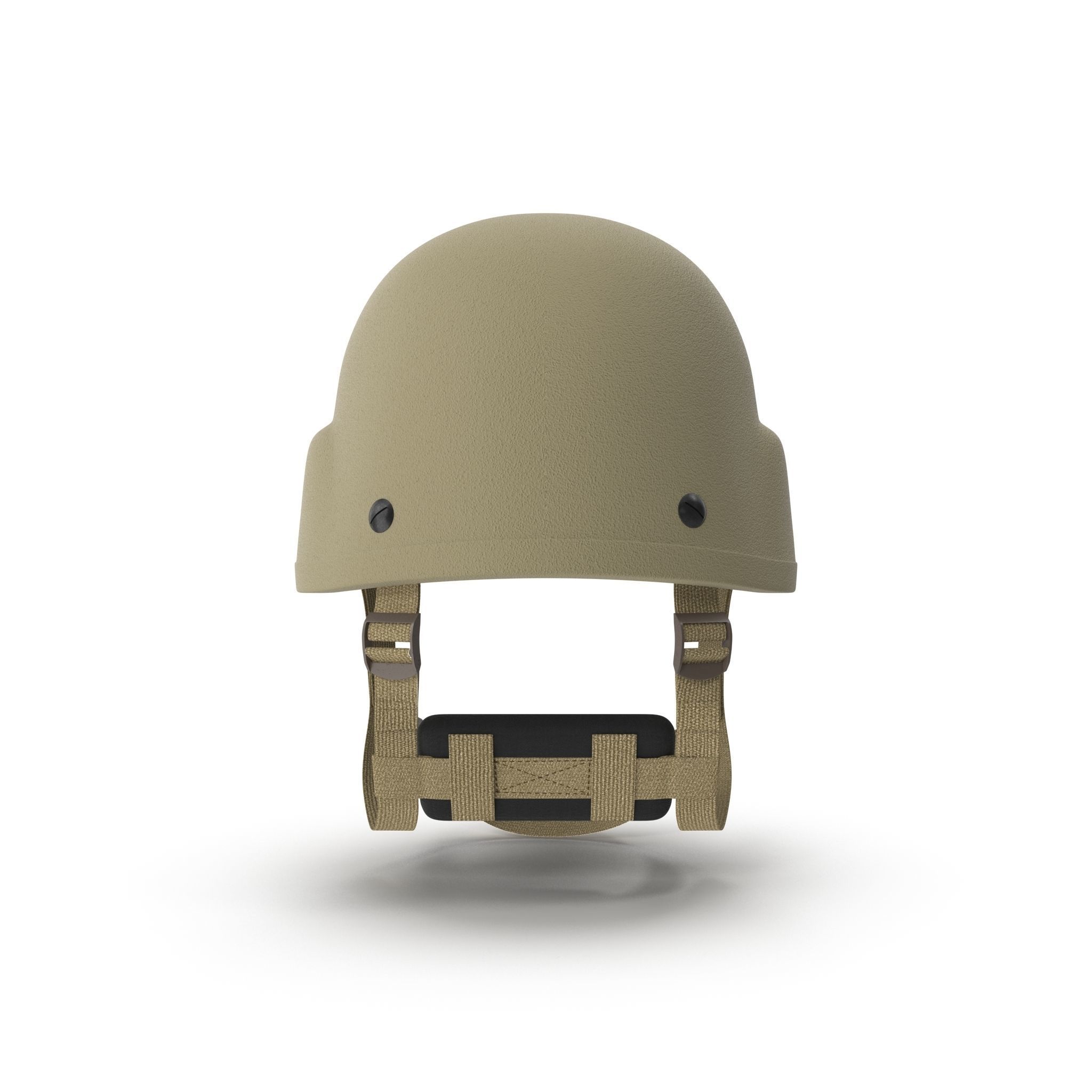 Kevlar Helmet Tan Low-poly 3D model_15