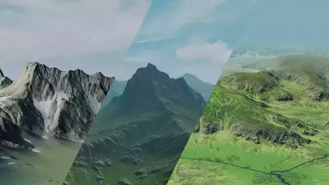 Mountains Landscape Pack