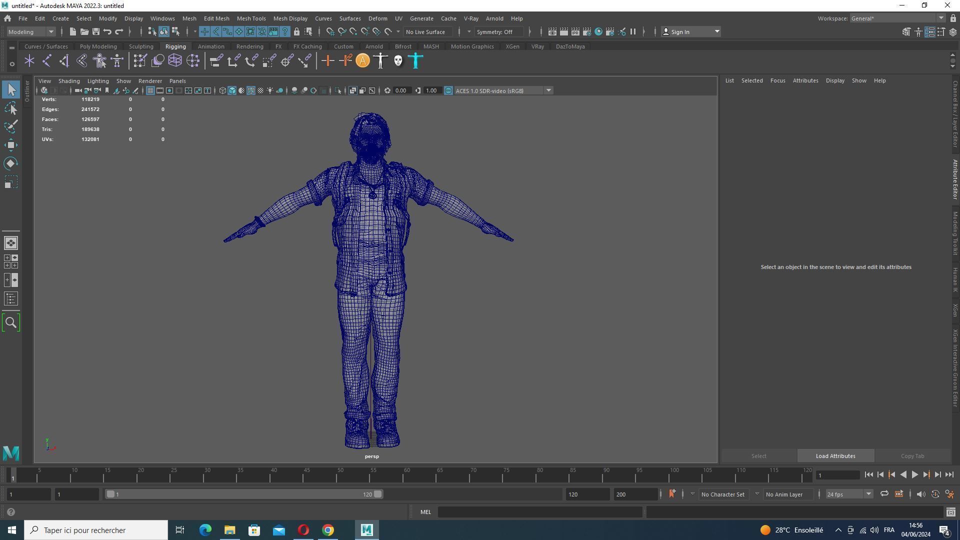 Realistic Man In Adventure Outfit Low-poly 3D model_22
