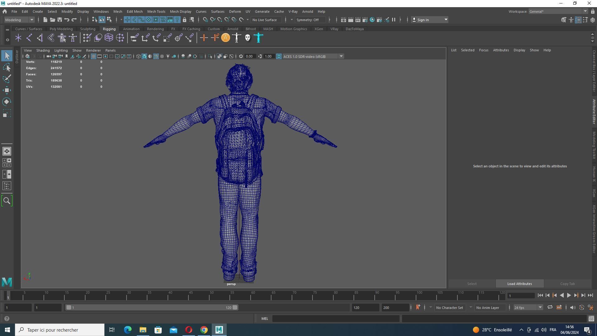 Realistic Man In Adventure Outfit Low-poly 3D model_23