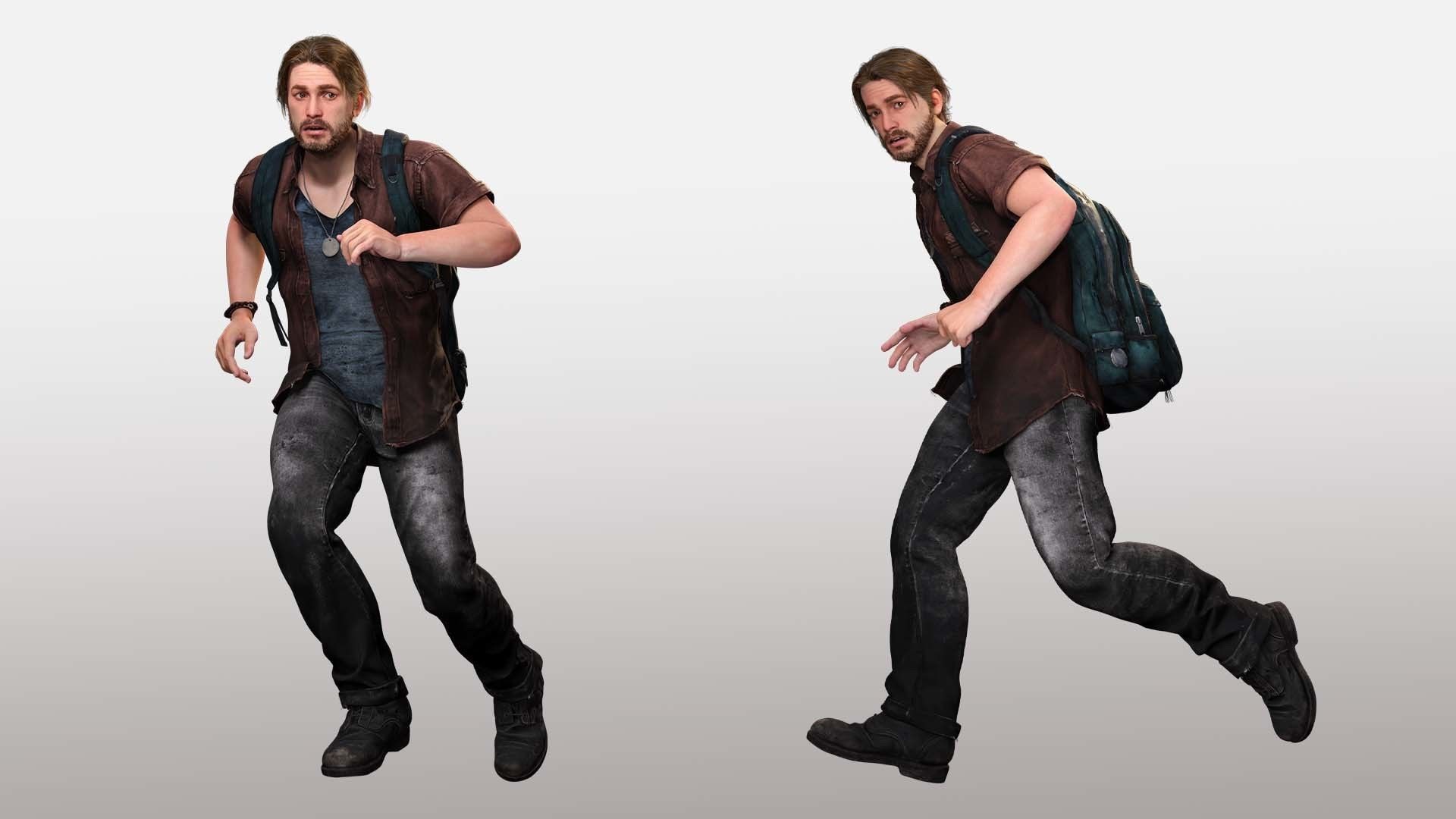 Realistic Man In Adventure Outfit Low-poly 3D model_5