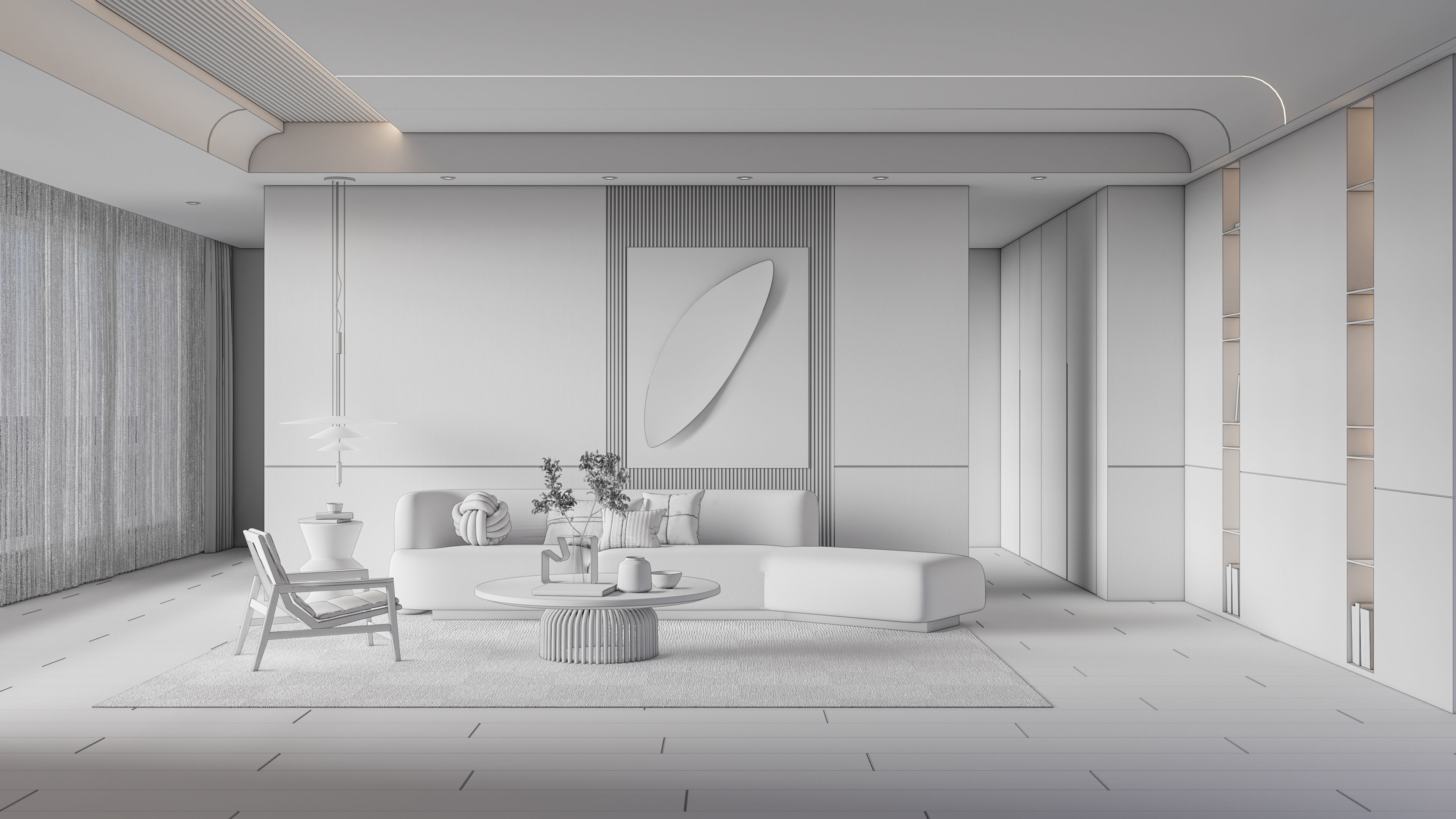 Living room 33 3D model_19