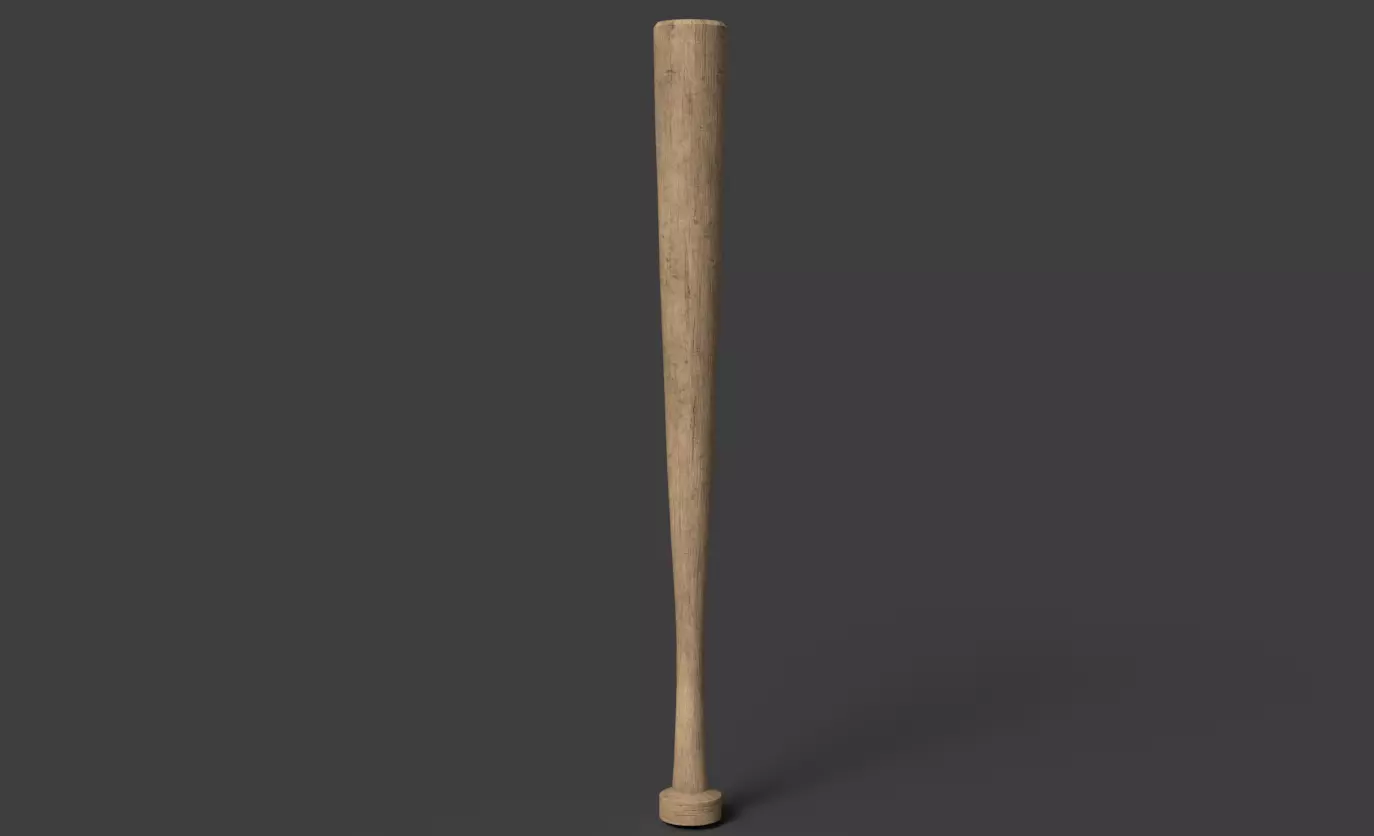 baseball wood Free low-poly 3D model