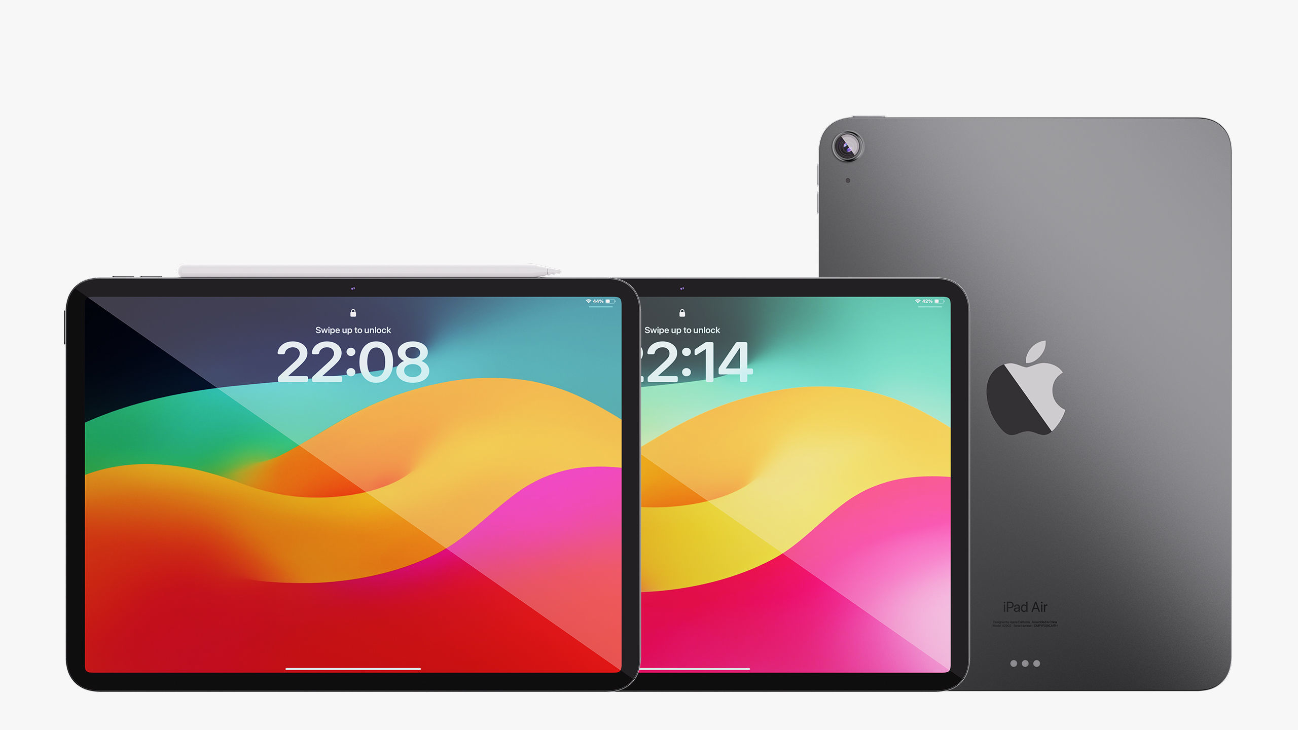 Apple iPad Air 11 - 13 inch M2 2024 With Magic Keyboard 3D model_22