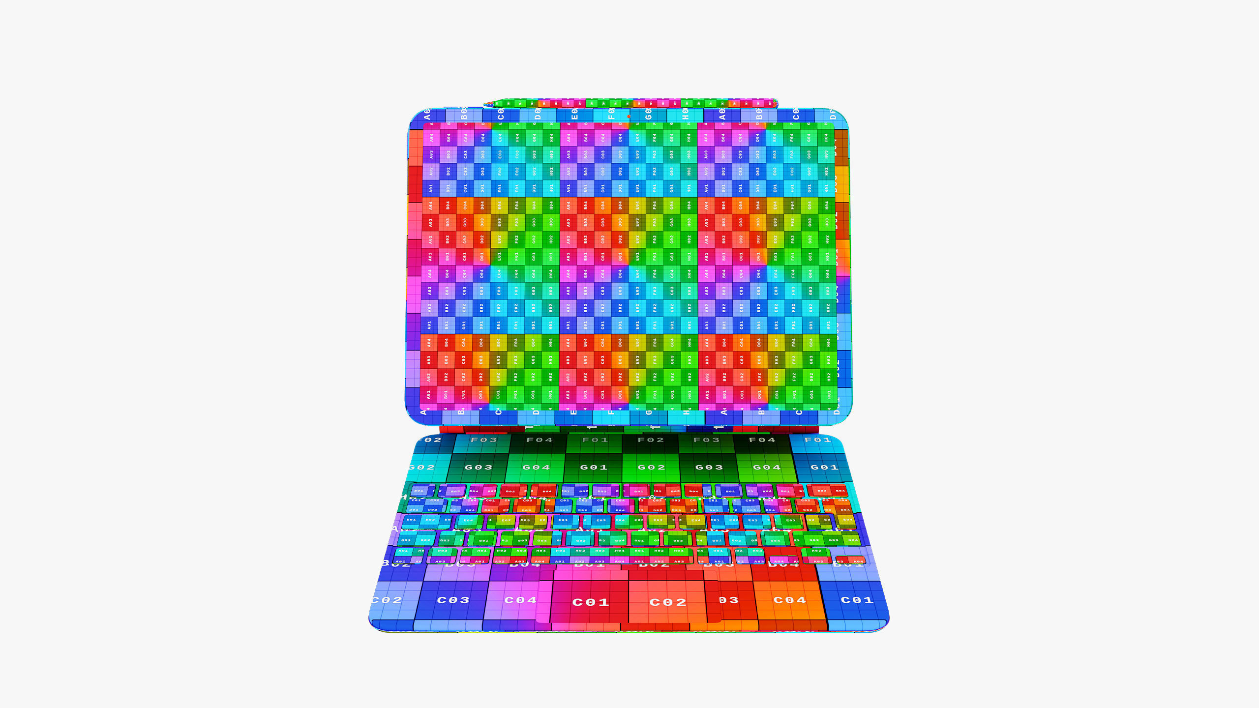 Apple iPad Air 11 - 13 inch M2 2024 With Magic Keyboard 3D model_98