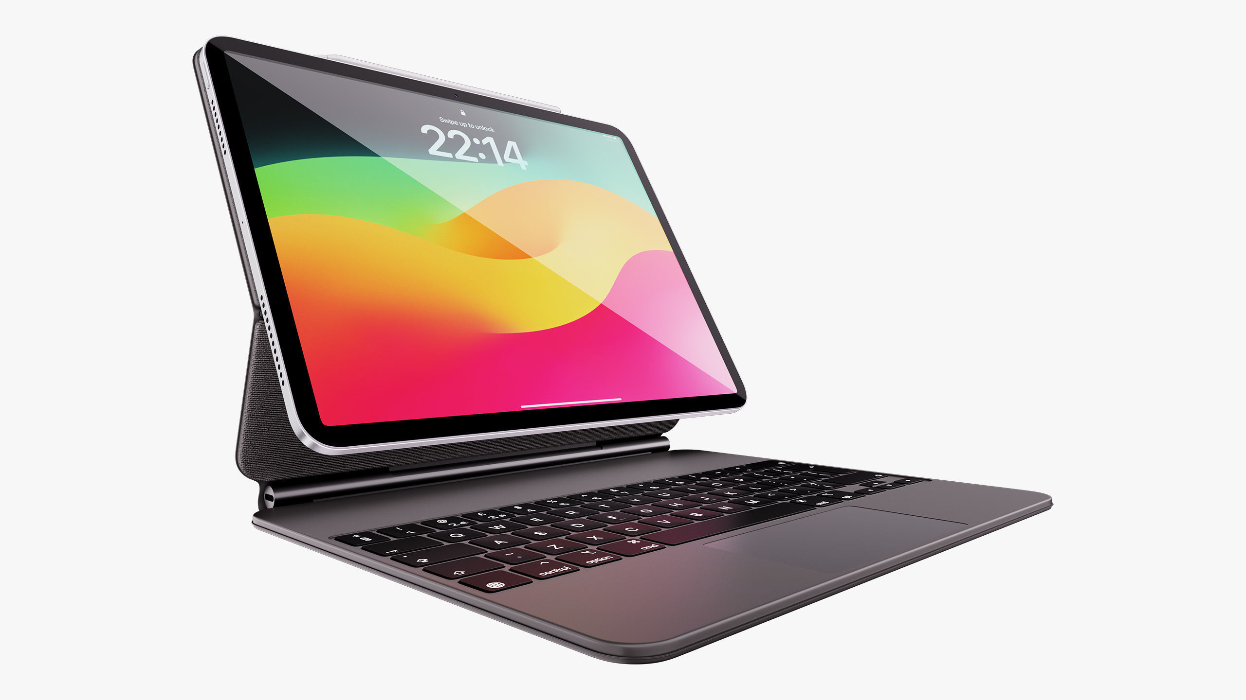 Apple iPad Air 11 - 13 inch M2 2024 With Magic Keyboard 3D model_61