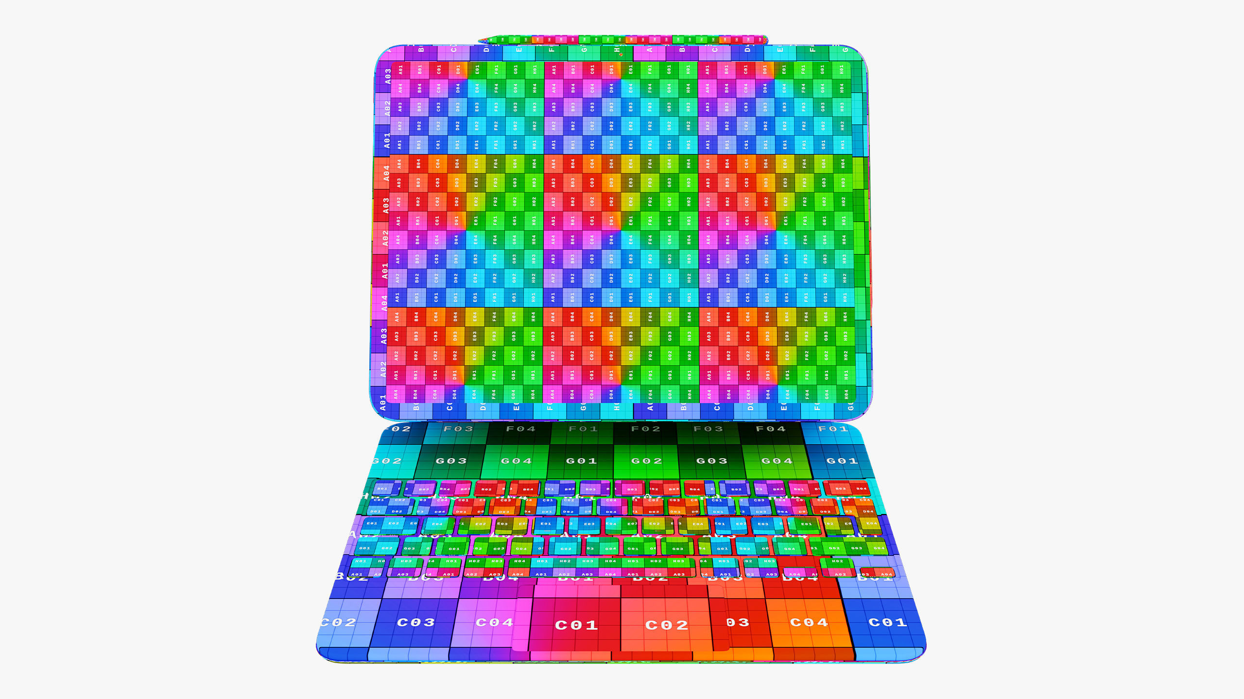 Apple iPad Air 11 - 13 inch M2 2024 With Magic Keyboard 3D model_97