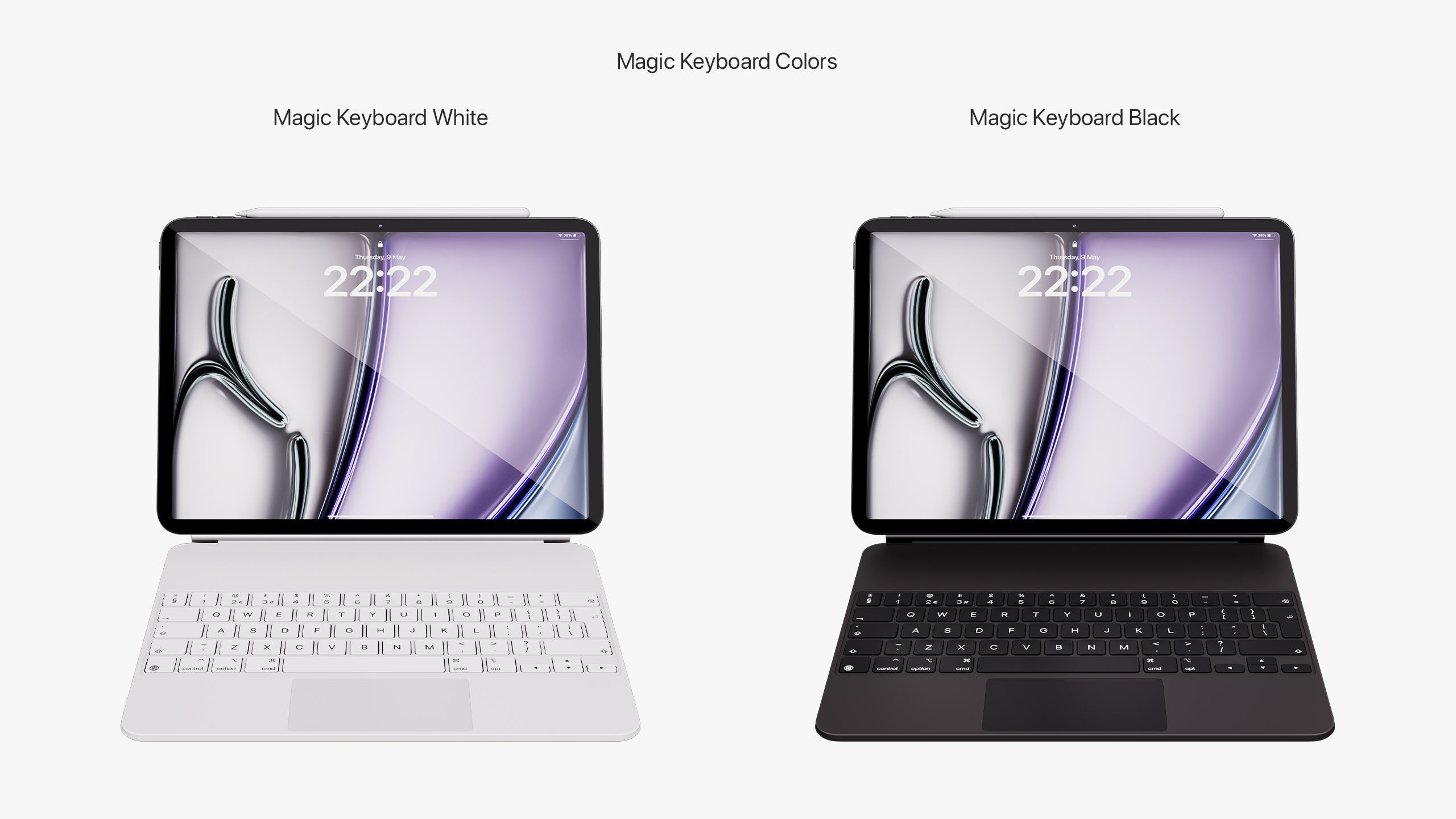 Apple iPad Air 11 - 13 inch M2 2024 With Magic Keyboard 3D model_15