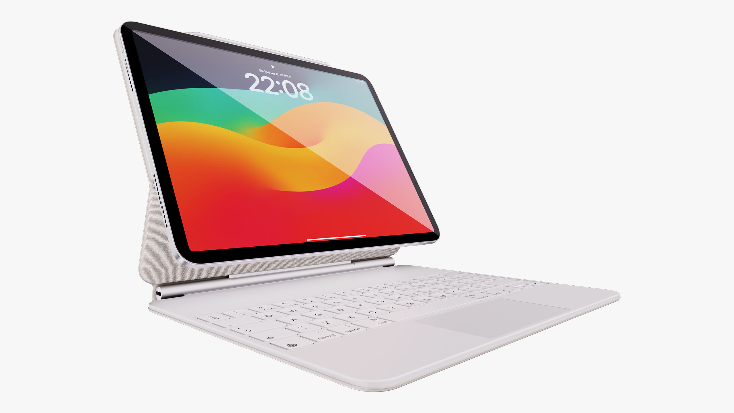 Apple iPad Air 11 - 13 inch M2 2024 With Magic Keyboard 3D model_63