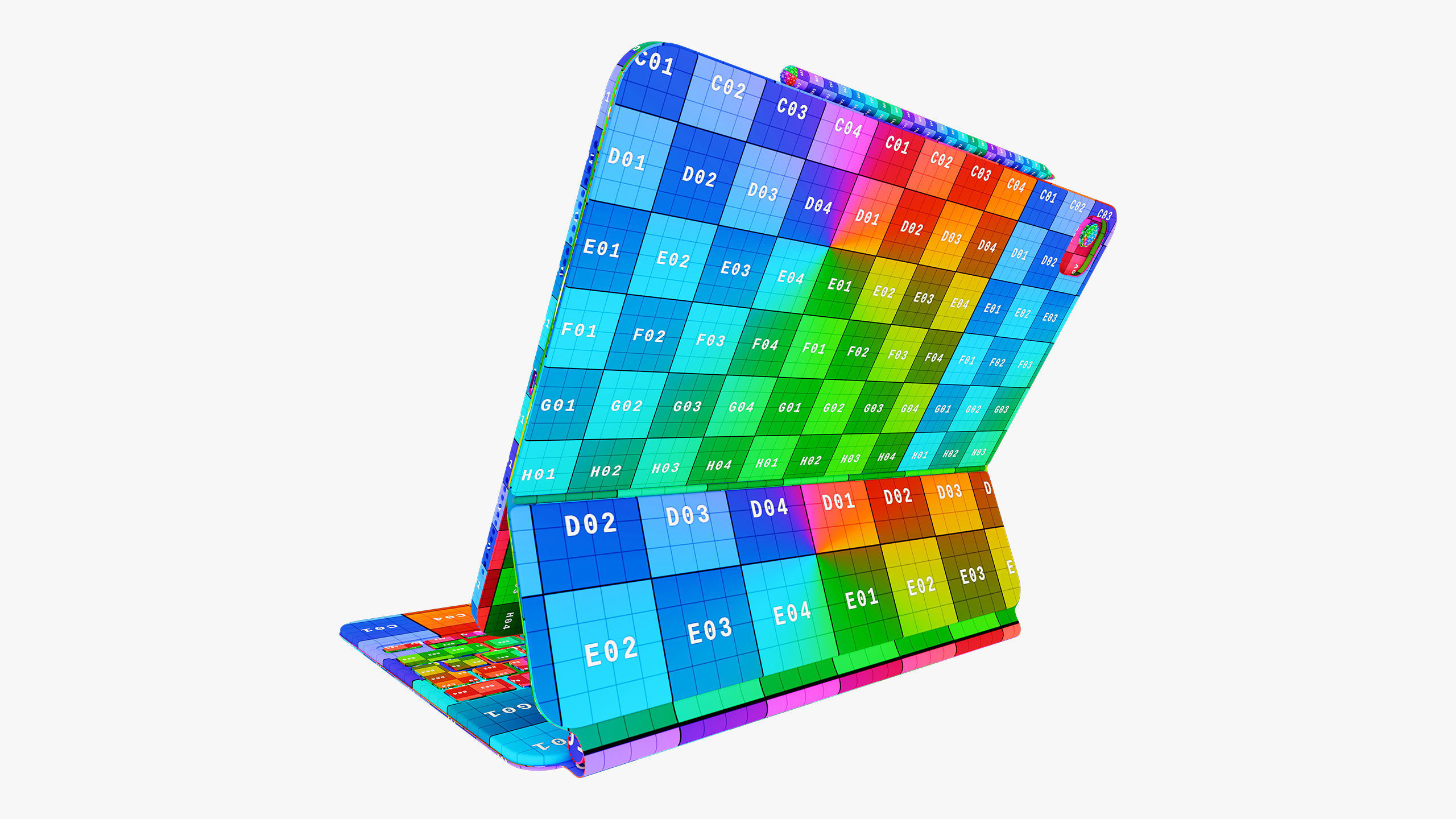 Apple iPad Air 11 - 13 inch M2 2024 With Magic Keyboard 3D model_99