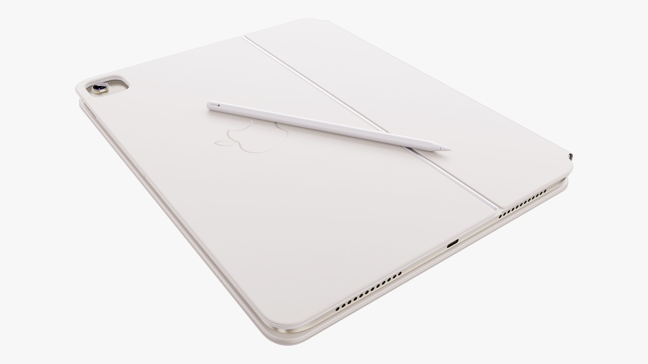 Apple iPad Air 11 - 13 inch M2 2024 With Magic Keyboard 3D model_41