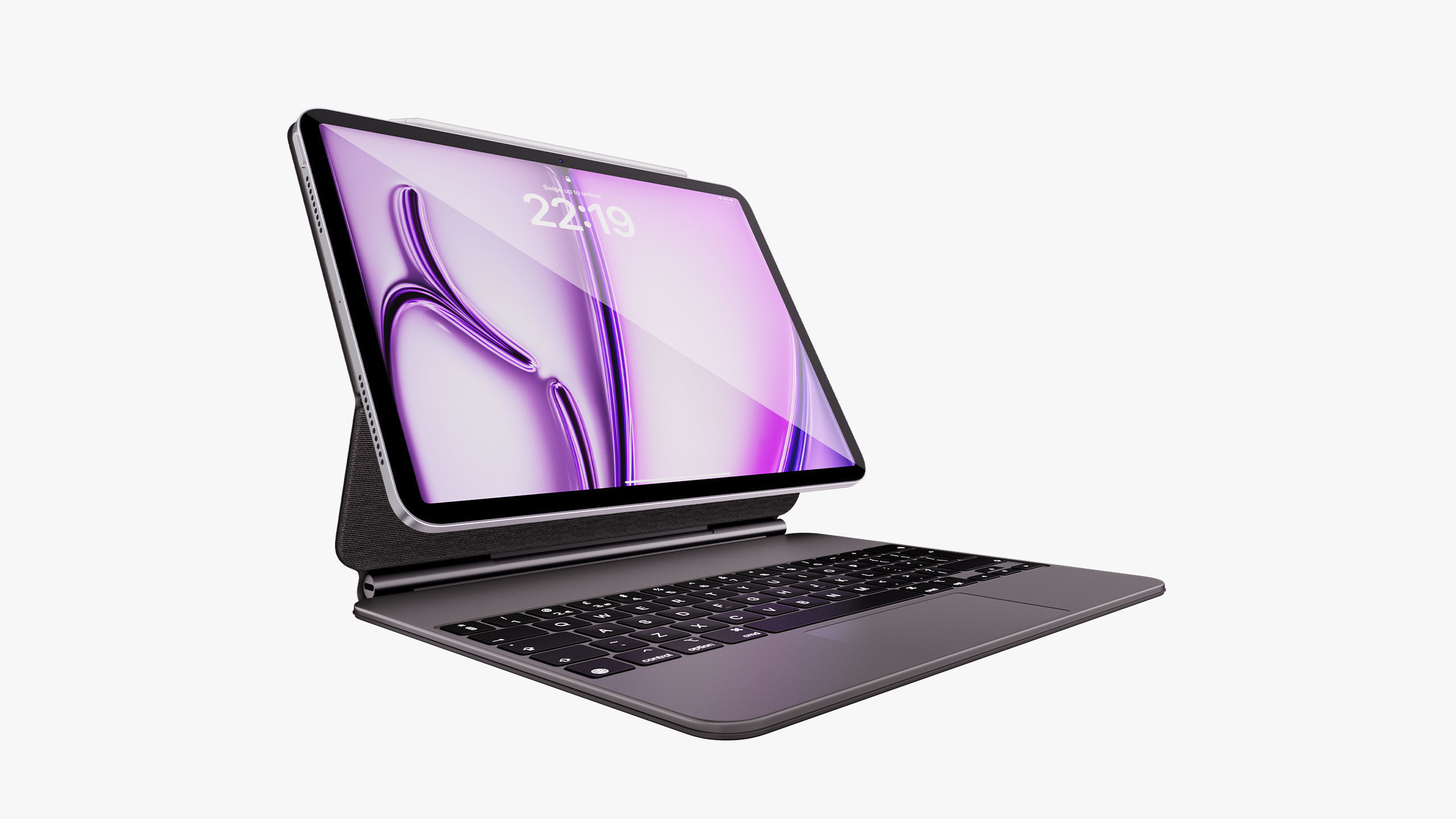 Apple iPad Air 11 - 13 inch M2 2024 With Magic Keyboard 3D model_60