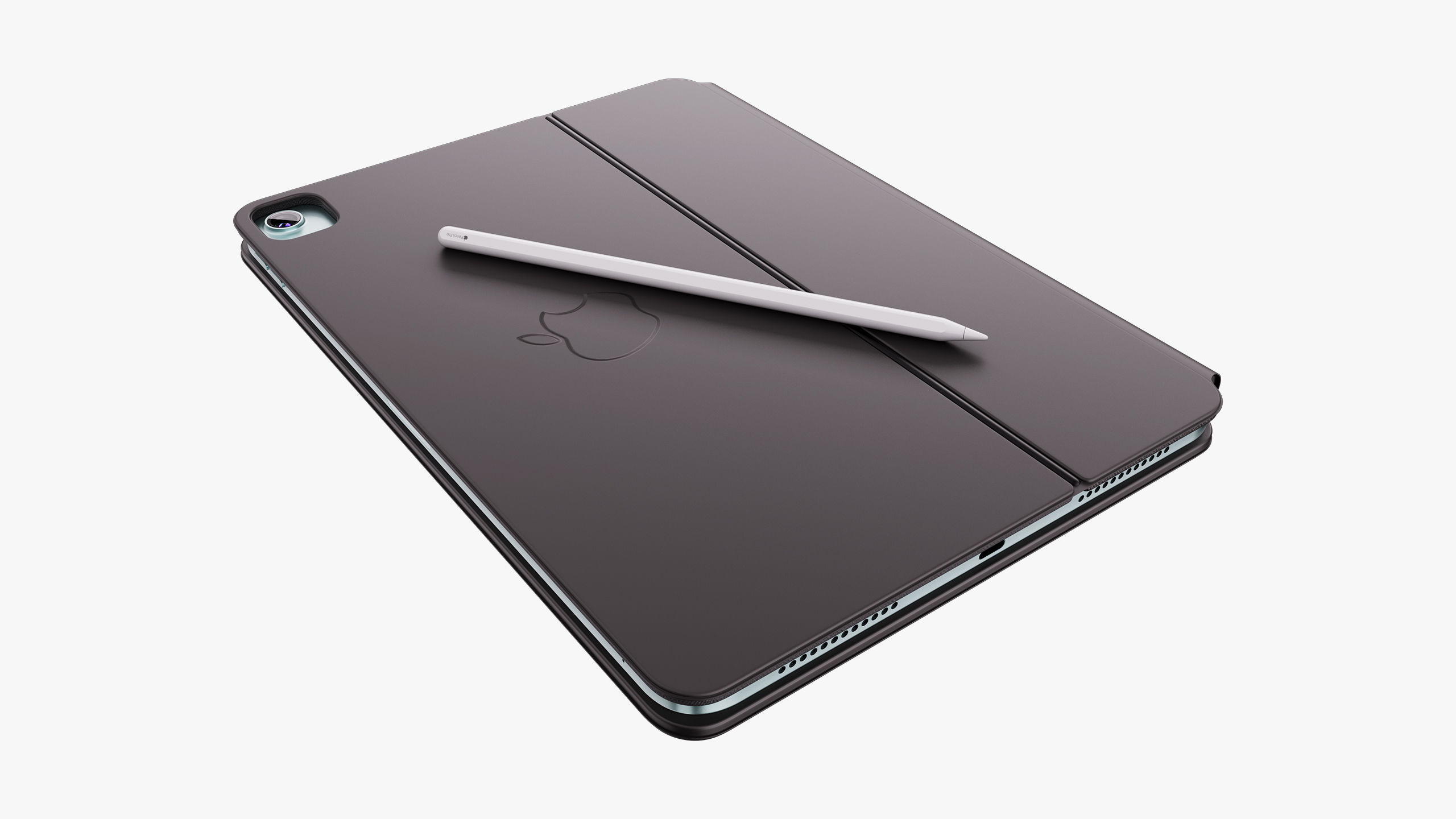 Apple iPad Air 11 - 13 inch M2 2024 With Magic Keyboard 3D model_26