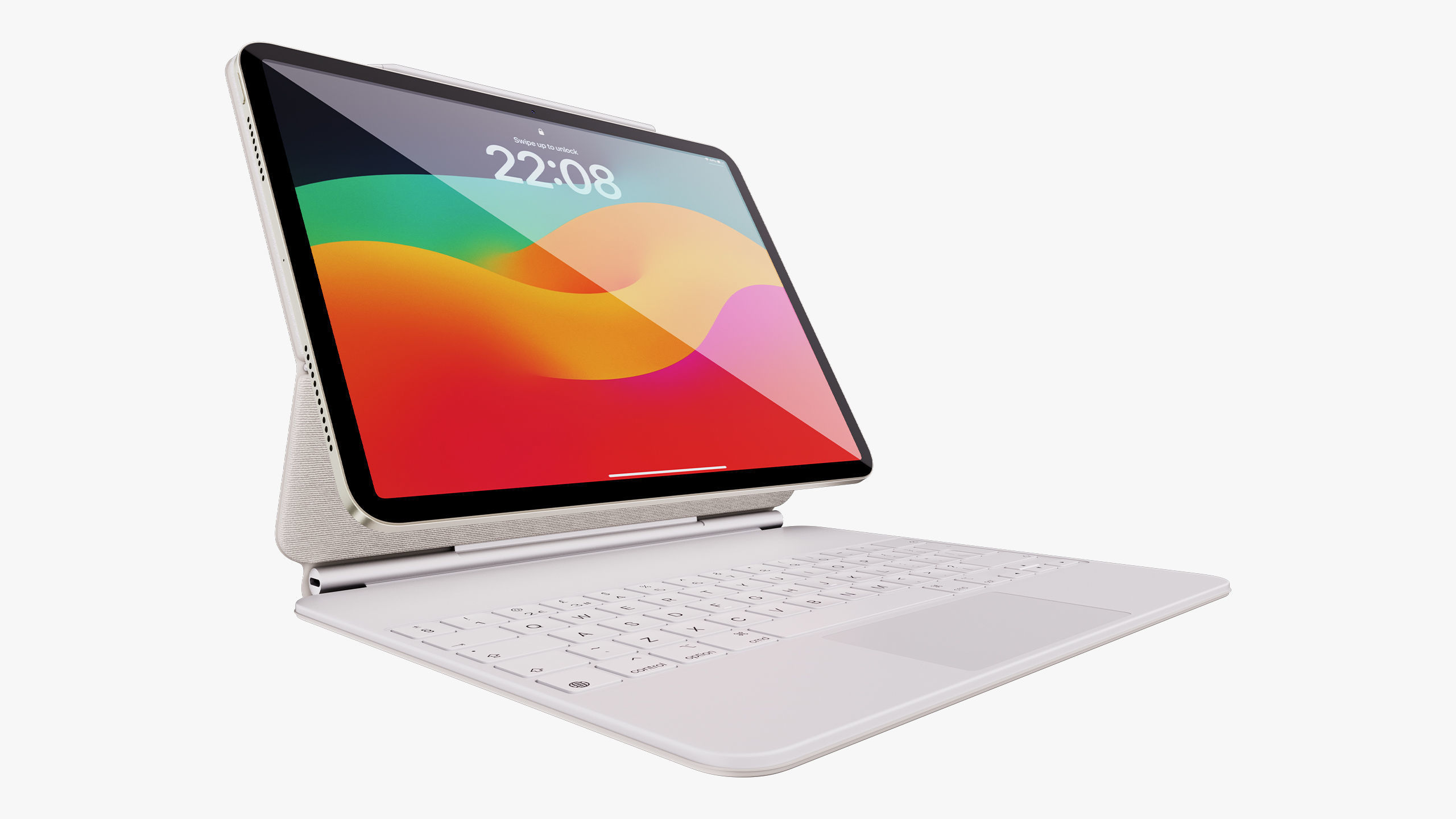 Apple iPad Air 11 - 13 inch M2 2024 With Magic Keyboard 3D model_75