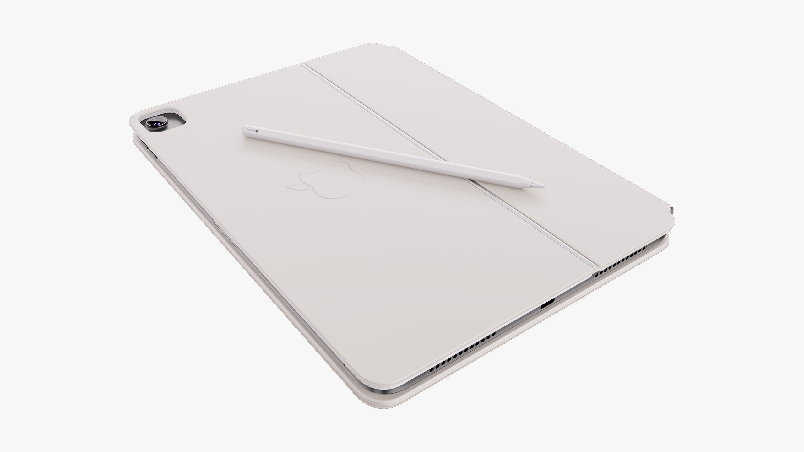 Apple iPad Air 11 - 13 inch M2 2024 With Magic Keyboard 3D model_38