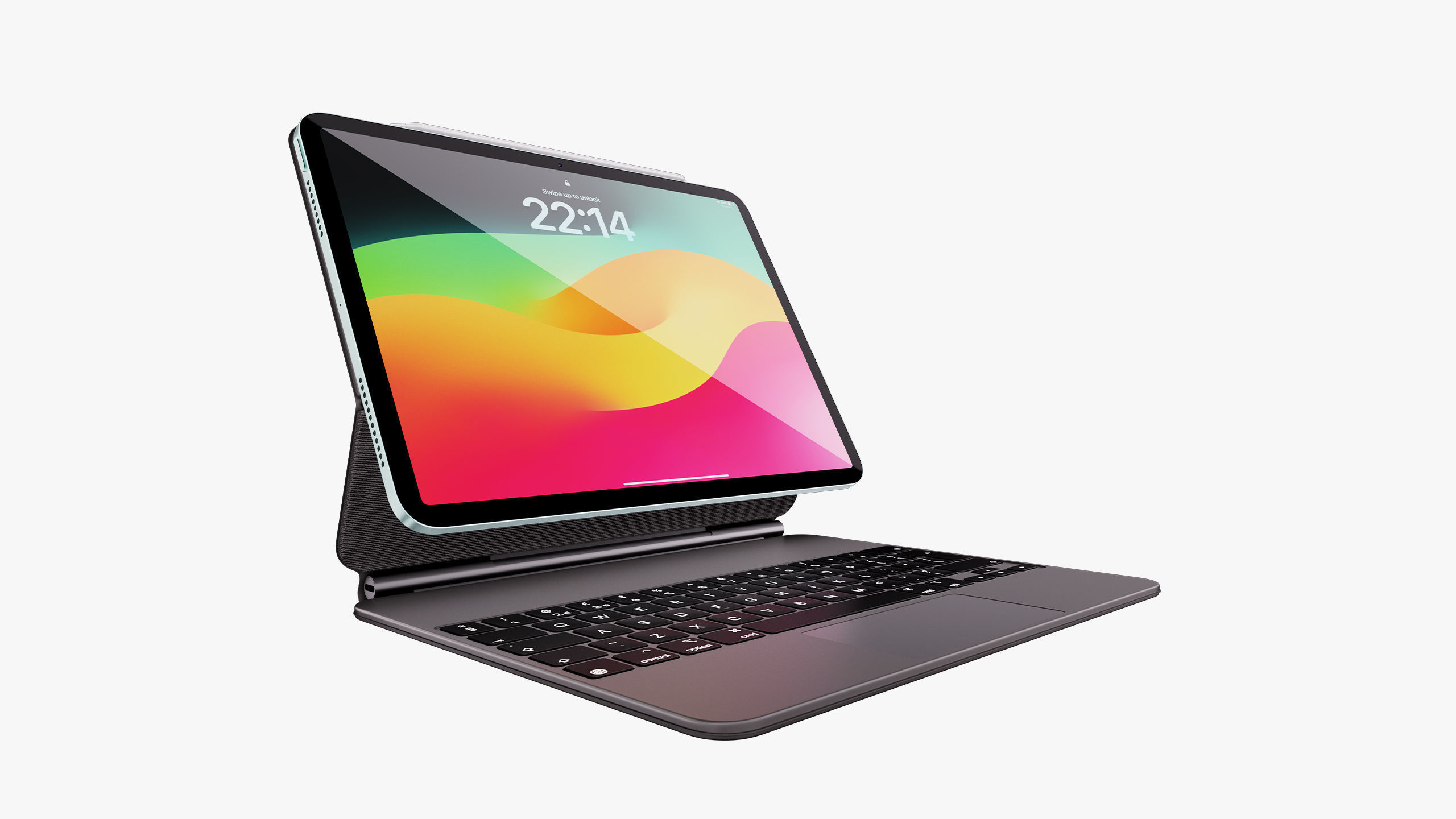 Apple iPad Air 11 - 13 inch M2 2024 With Magic Keyboard 3D model_55