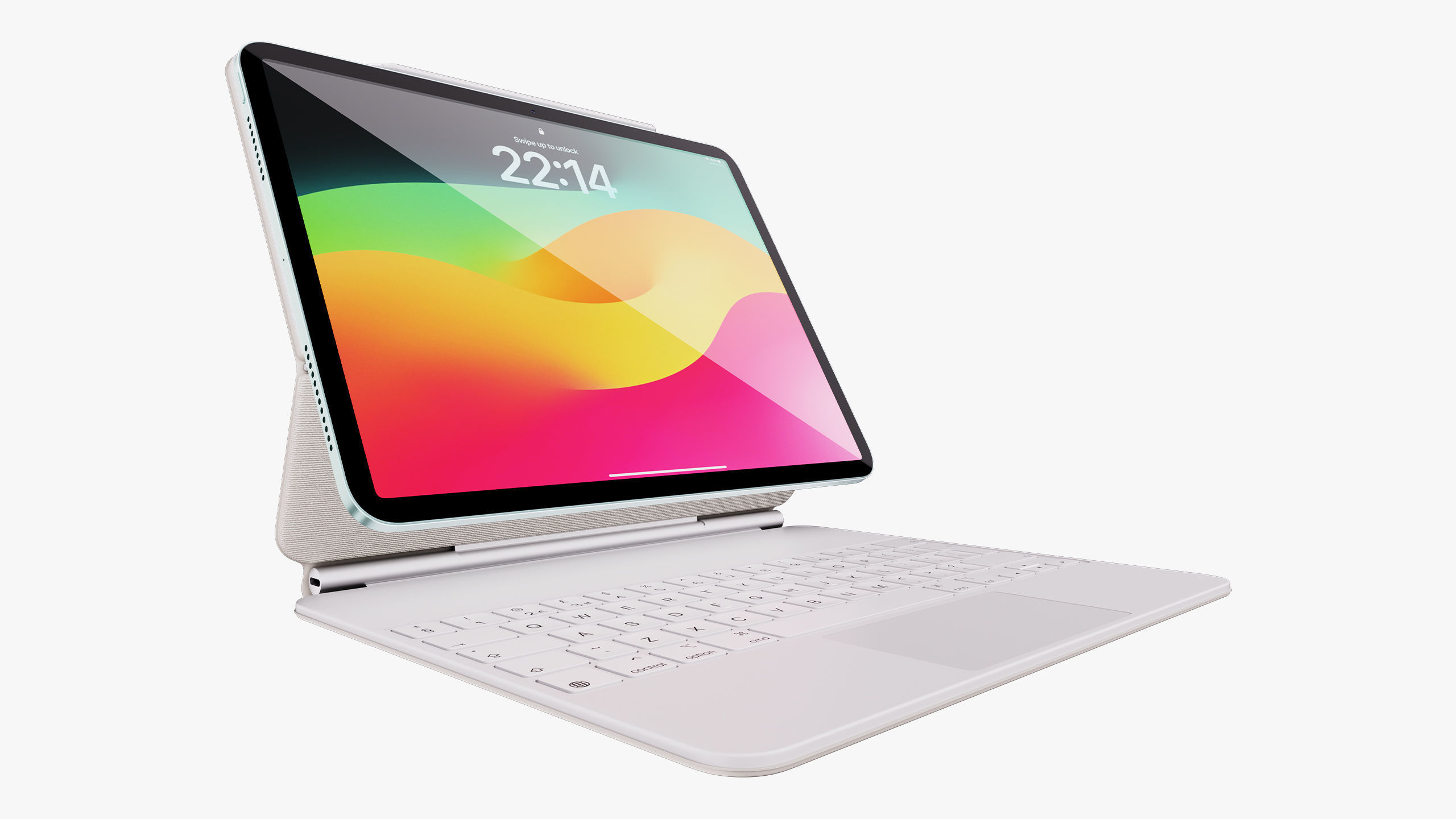 Apple iPad Air 11 - 13 inch M2 2024 With Magic Keyboard 3D model_56