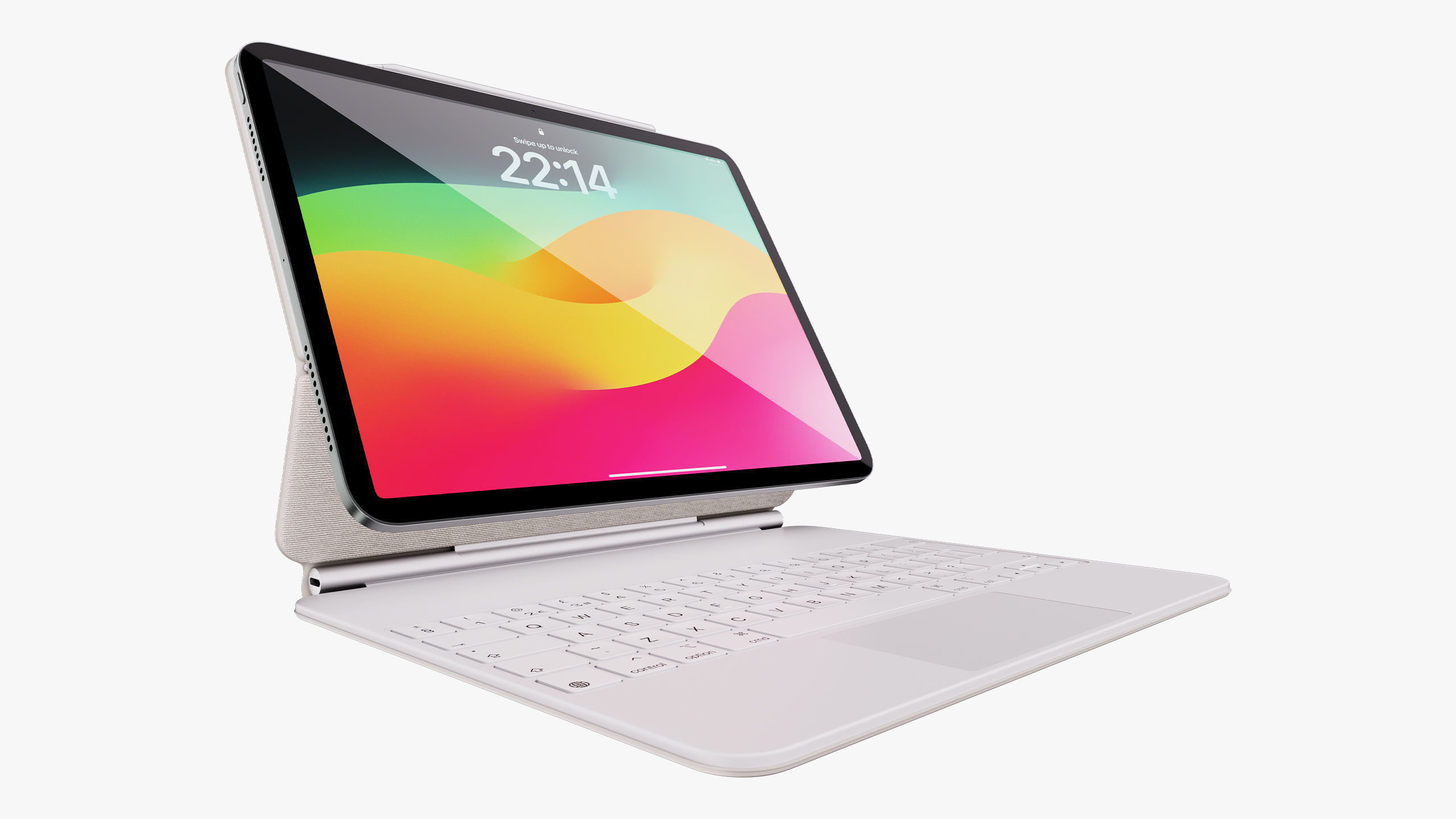 Apple iPad Air 11 - 13 inch M2 2024 With Magic Keyboard 3D model_68