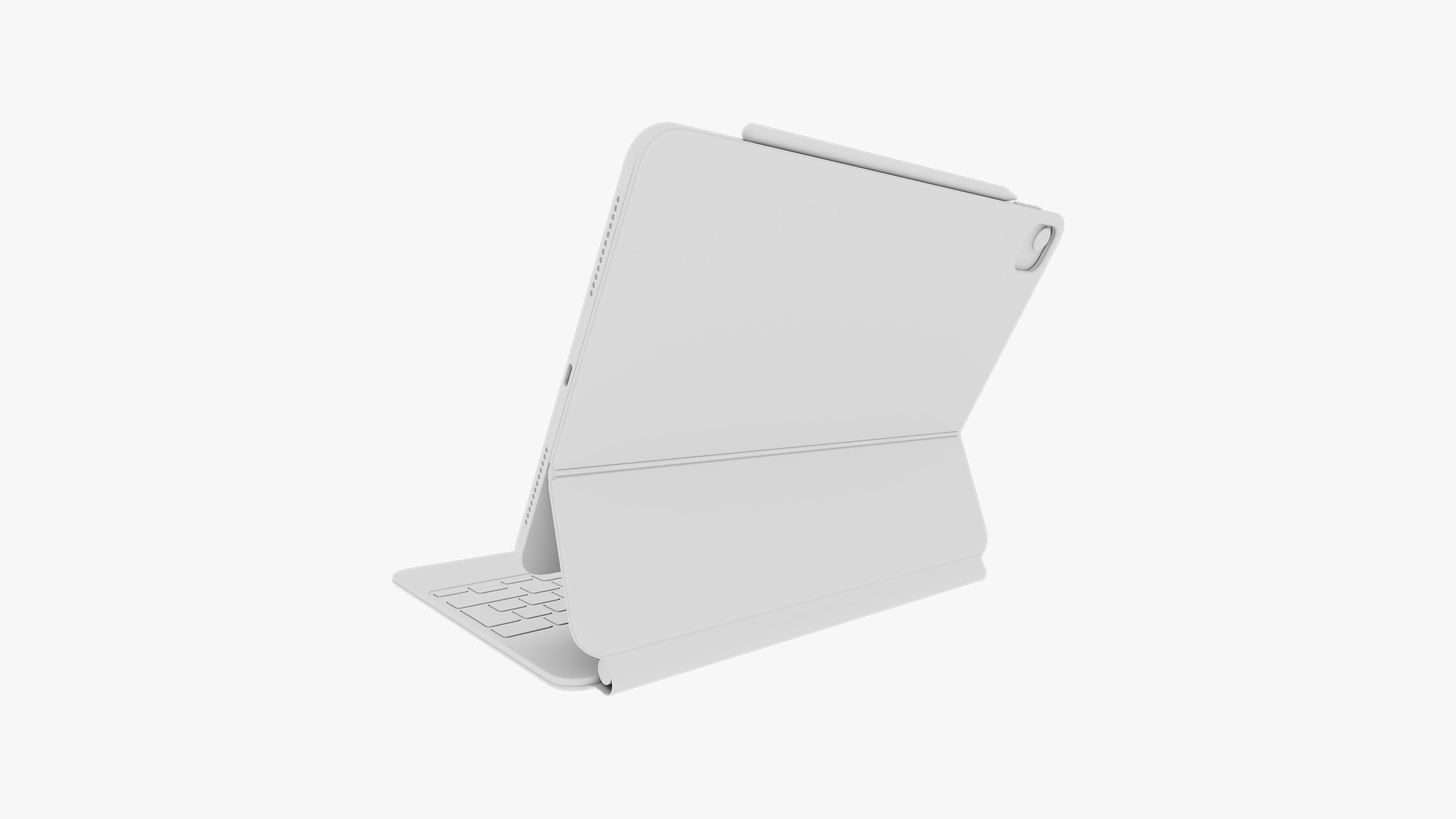 Apple iPad Air 11 - 13 inch M2 2024 With Magic Keyboard 3D model_92