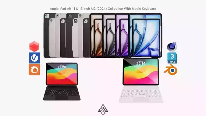 Apple iPad Air 11 - 13 inch M2 2024 With Magic Keyboard