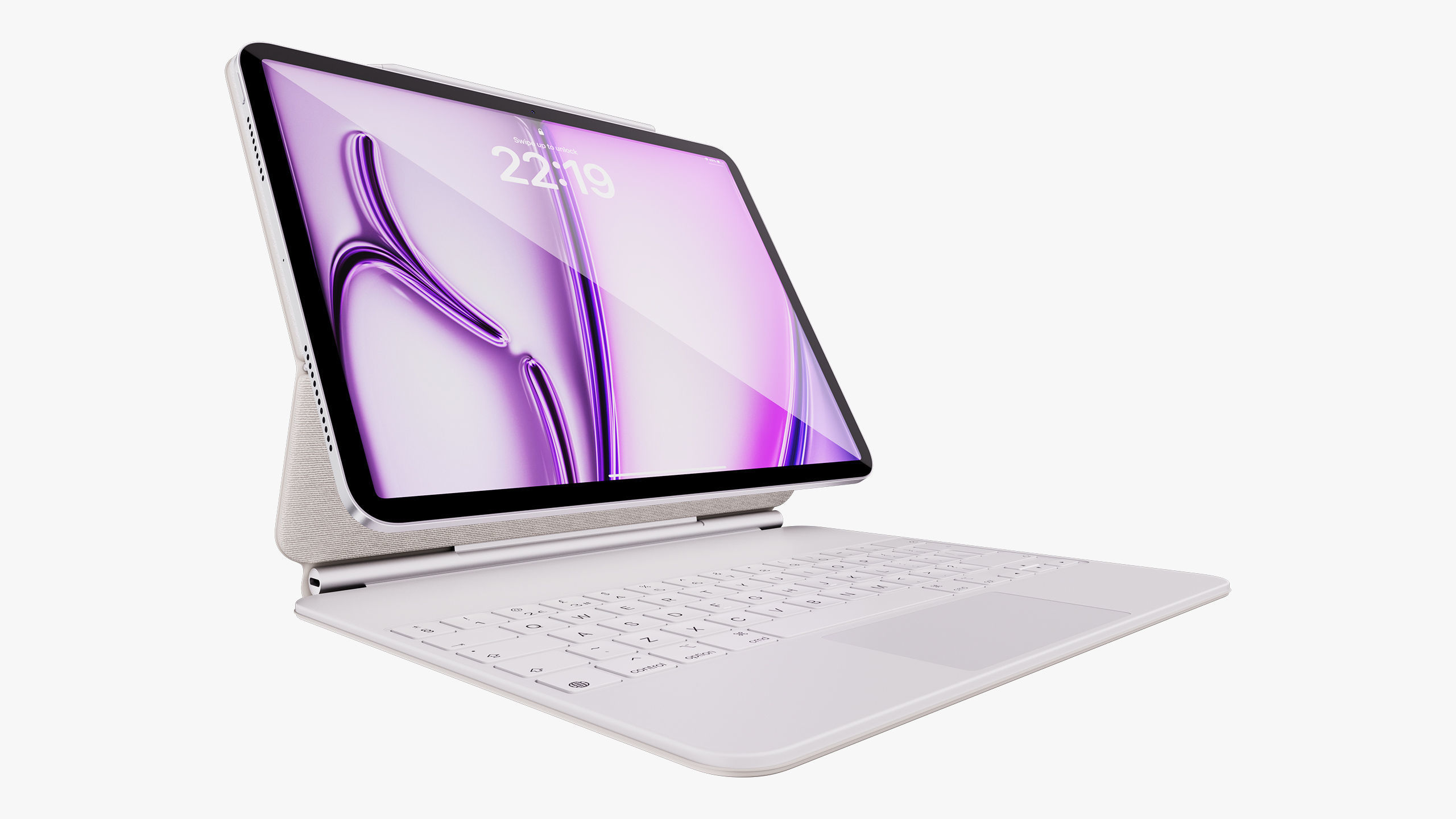 Apple iPad Air 11 - 13 inch M2 2024 With Magic Keyboard 3D model_59