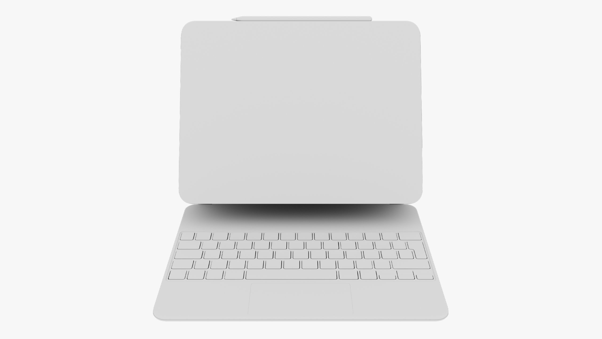 Apple iPad Air 11 - 13 inch M2 2024 With Magic Keyboard 3D model_89