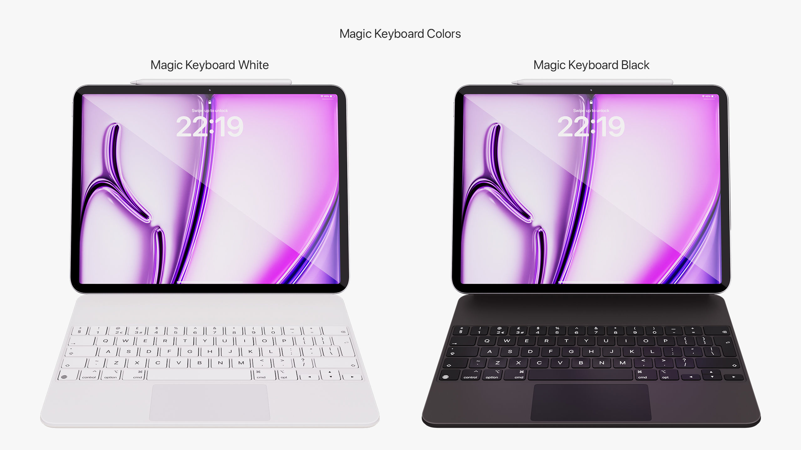 Apple iPad Air 11 - 13 inch M2 2024 With Magic Keyboard 3D model_14