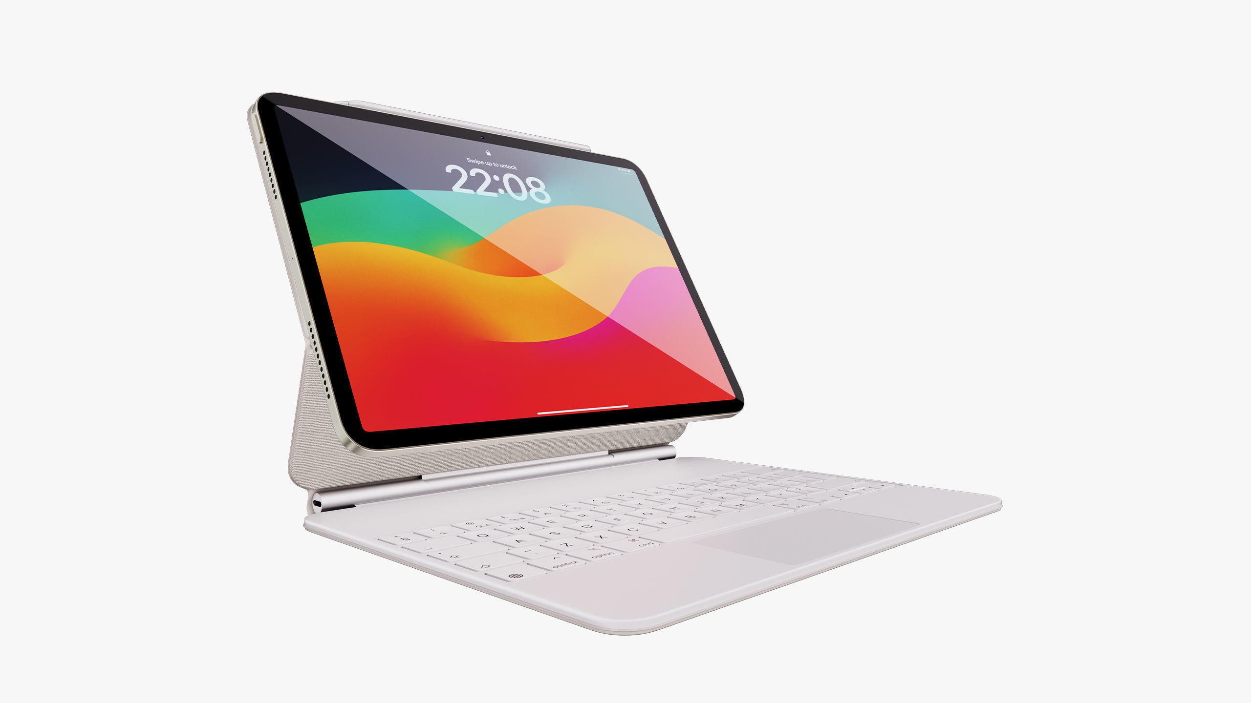 Apple iPad Air 11 - 13 inch M2 2024 With Magic Keyboard 3D model_74