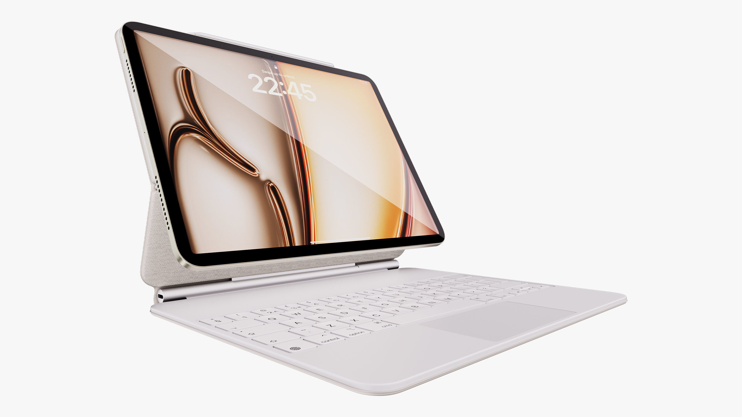 Apple iPad Air 11 - 13 inch M2 2024 With Magic Keyboard 3D model_71