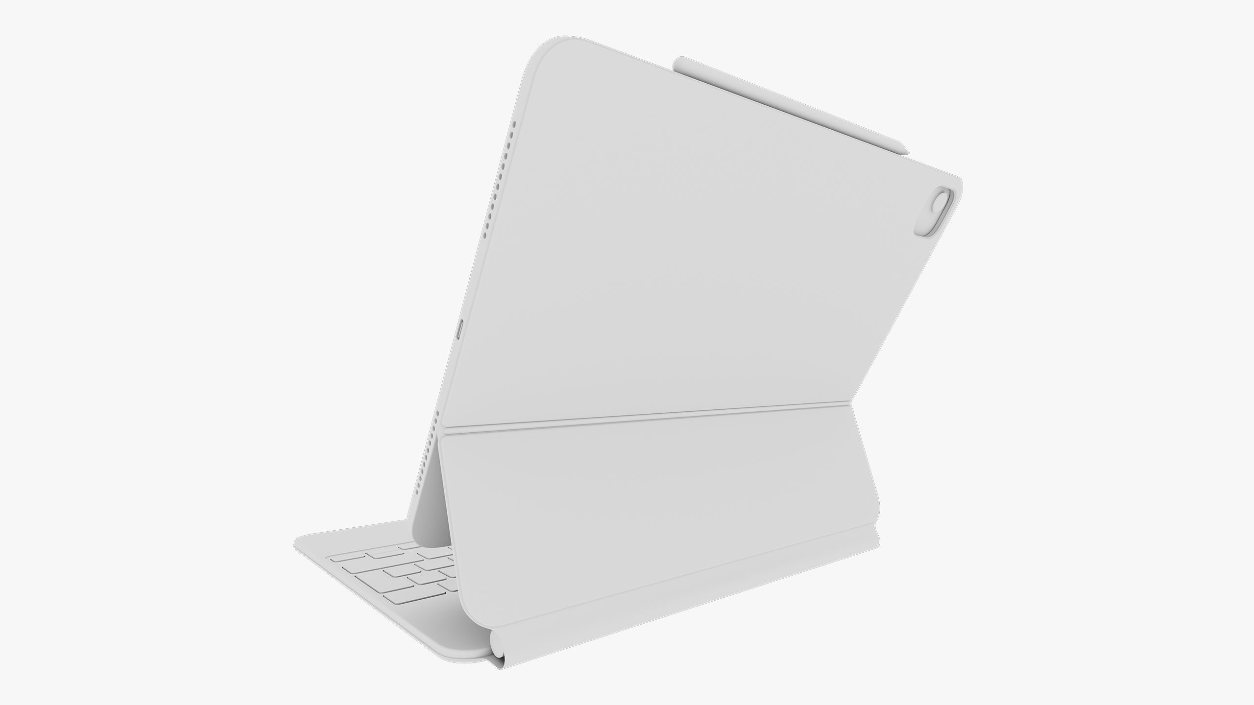 Apple iPad Air 11 - 13 inch M2 2024 With Magic Keyboard 3D model_91