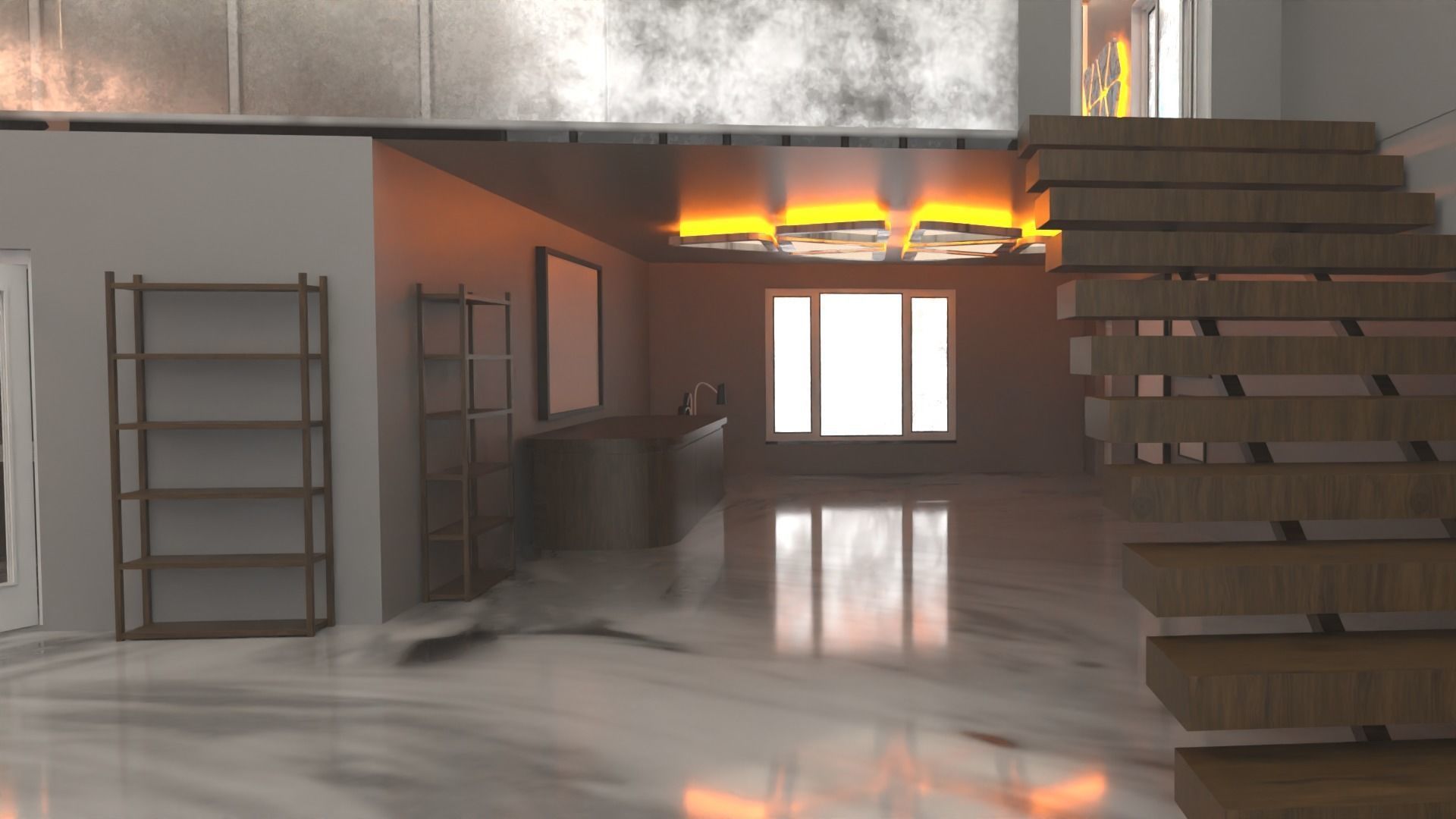 Interior Design 3D model_2