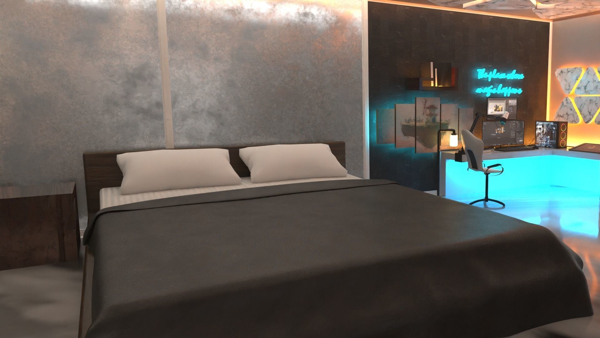 Interior Design 3D model_6