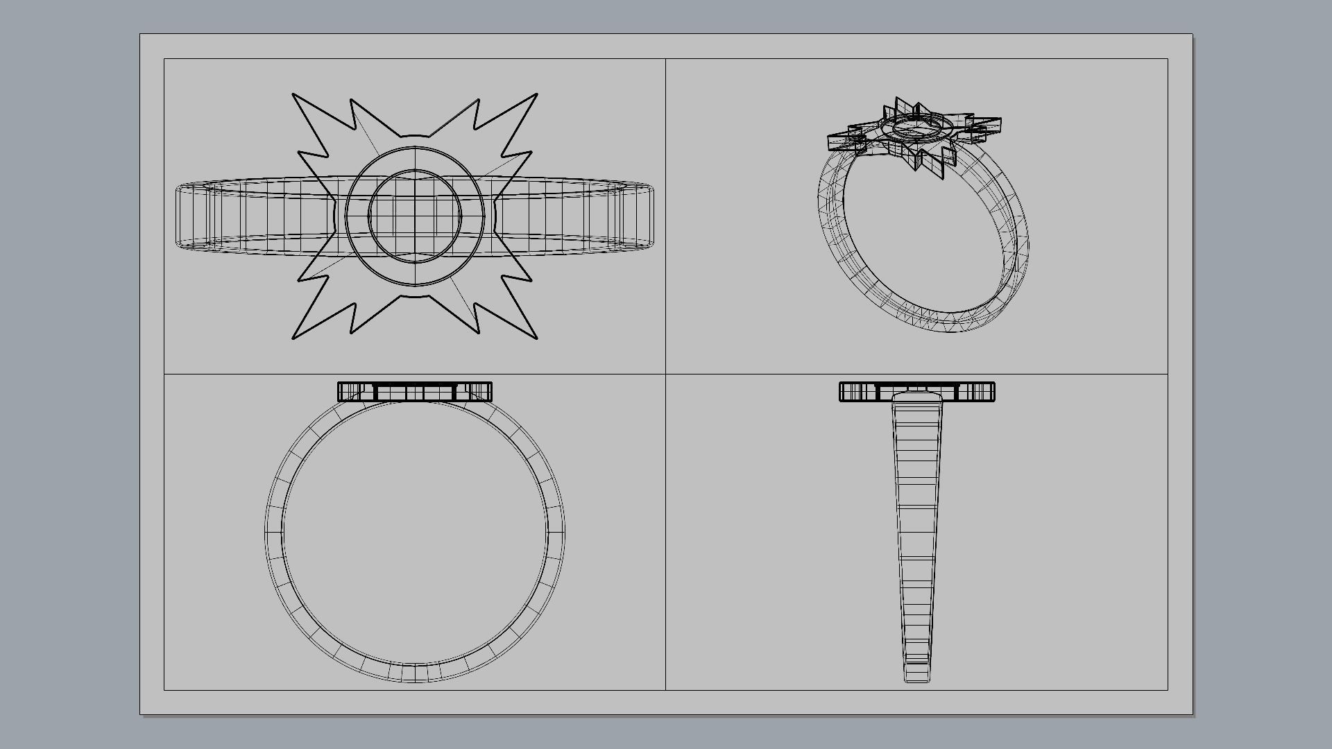 The Sith Order Ring 3D print model_6