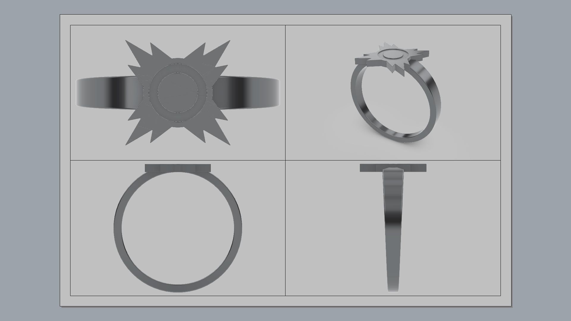 The Sith Order Ring 3D print model_8