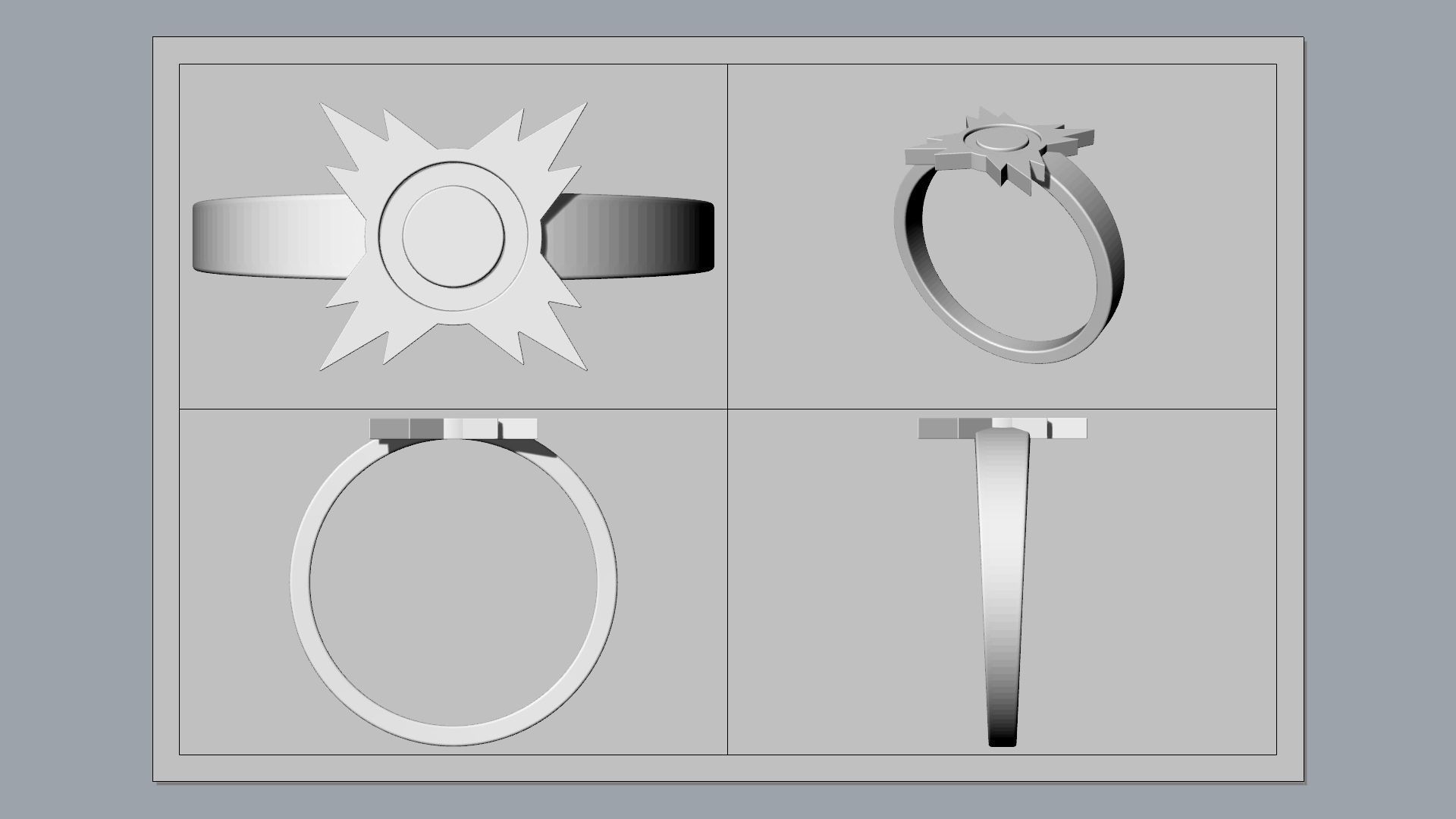 The Sith Order Ring 3D print model_15